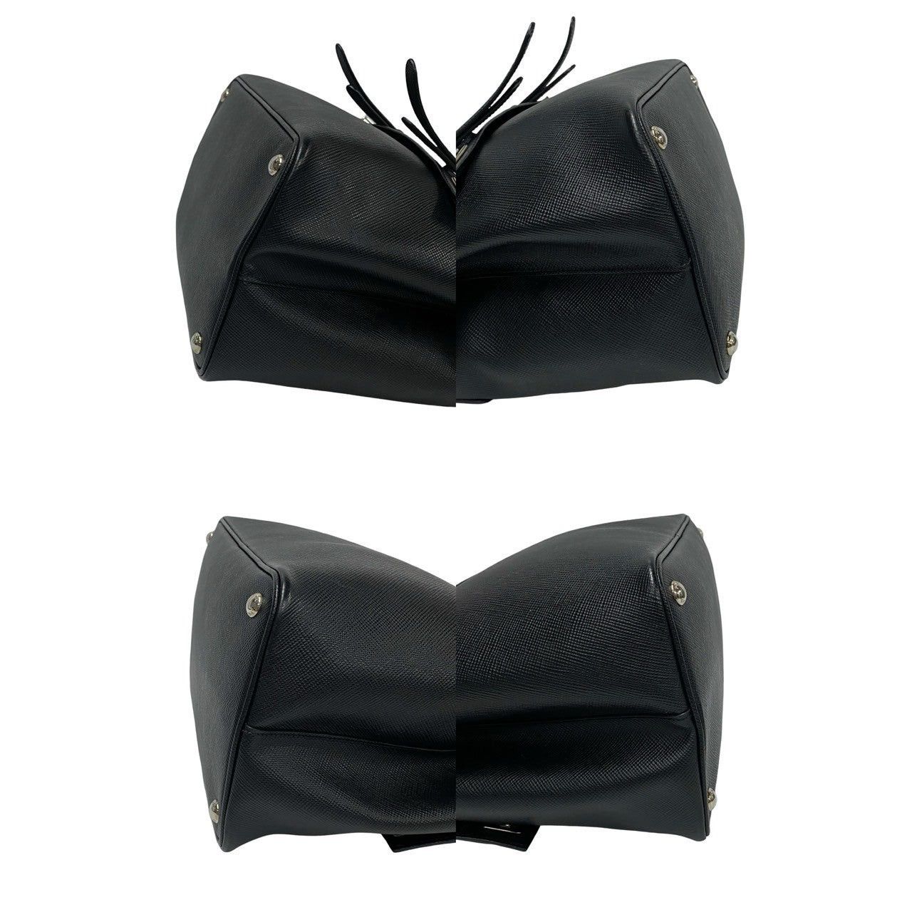 Prada Prada Shoulder Bag Black Leather Size ONE SIZE - 7 Thumbnail