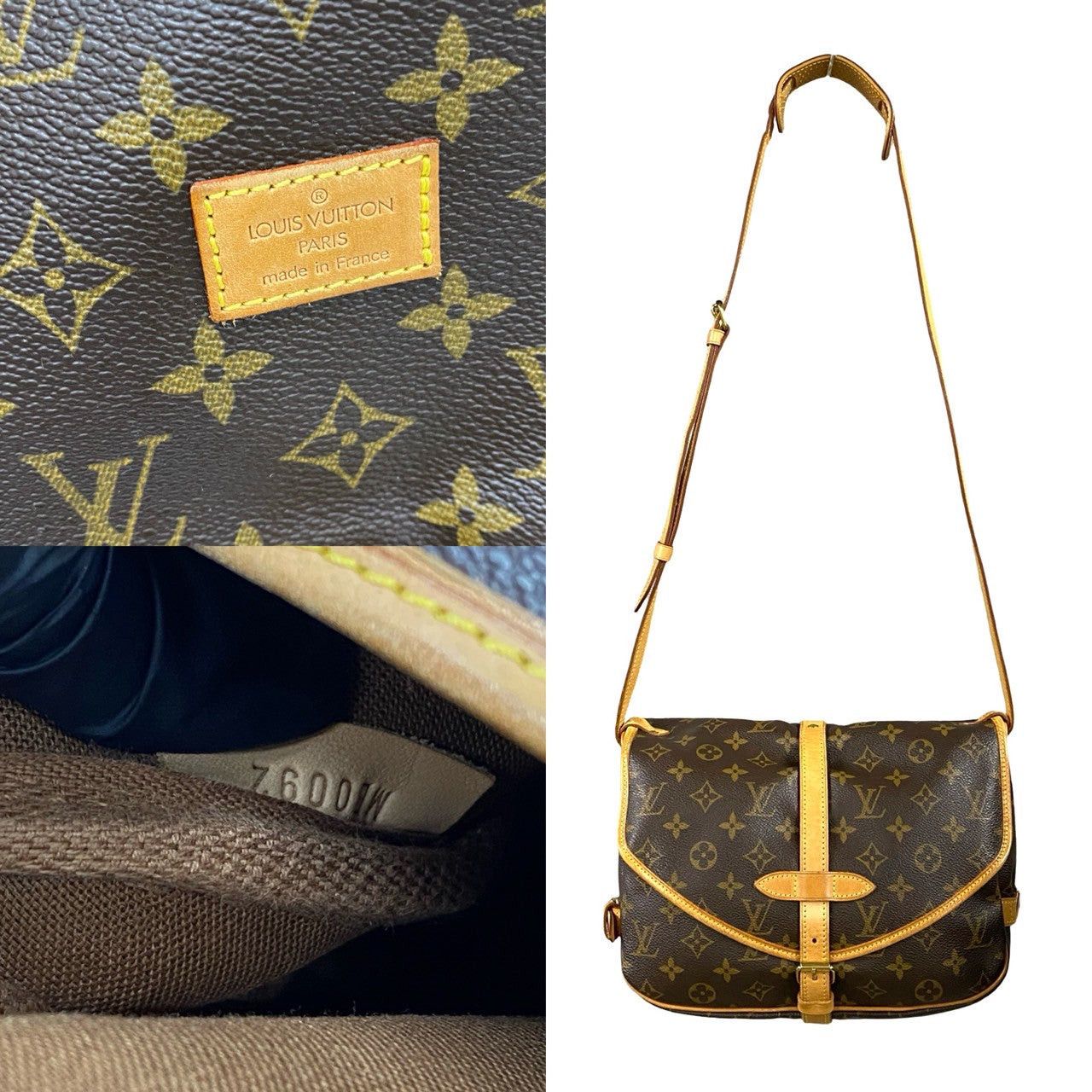 Louis Vuitton Louis Vuitton Shoulder Bag Brown Leather Size ONE SIZE - 3 Thumbnail