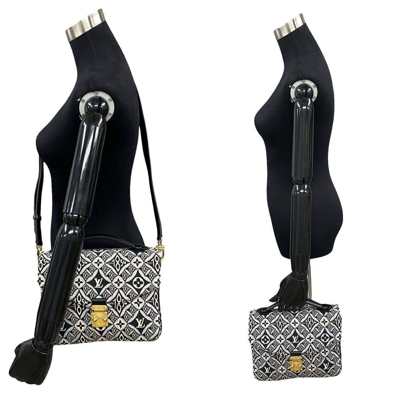 Louis Vuitton Louis Vuitton Shoulder Bag Black Leather Size ONE SIZE - 2 Thumbnail