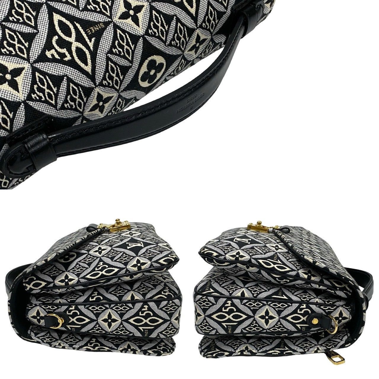 Louis Vuitton Louis Vuitton Shoulder Bag Black Leather Size ONE SIZE - 5 Thumbnail