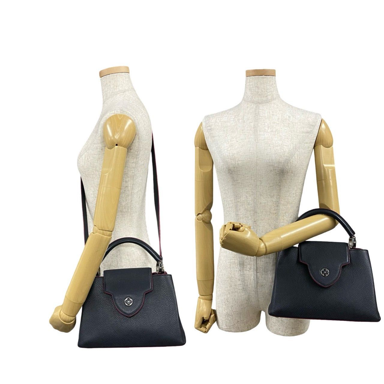 Louis Vuitton Louis Vuitton Shoulder Bag Blue Leather Size ONE SIZE - 2 Thumbnail