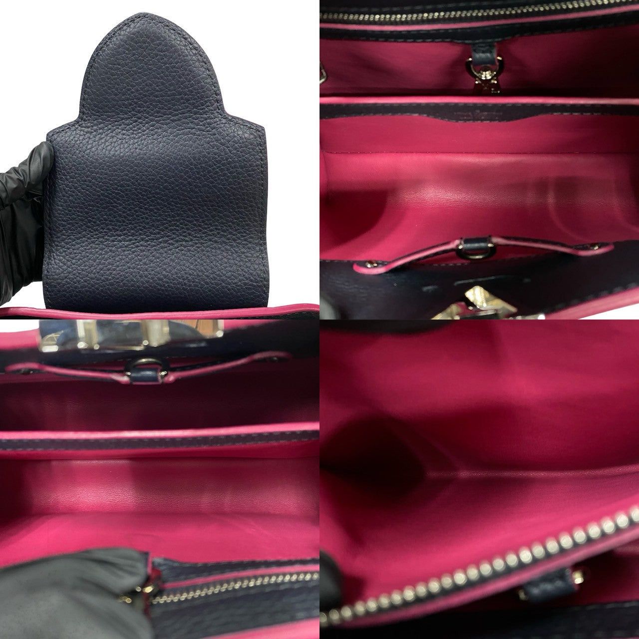 Louis Vuitton Louis Vuitton Shoulder Bag Blue Leather Size ONE SIZE - 8 Thumbnail