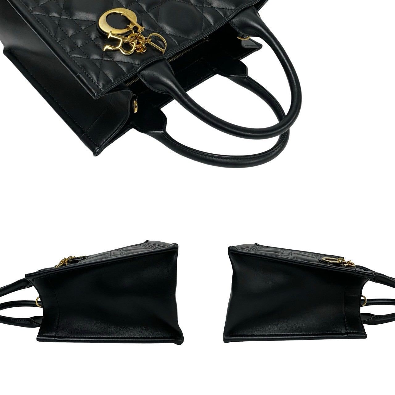 Dior Dior Shoulder Bag Black Leather Size ONE SIZE - 5 Thumbnail