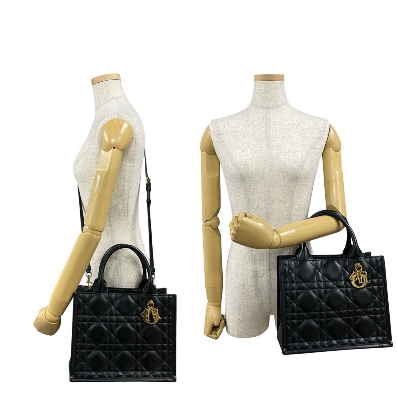 Dior Dior Shoulder Bag Black Leather Size ONE SIZE - 2 Thumbnail