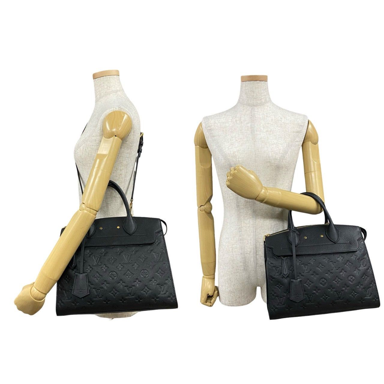 Louis Vuitton Louis Vuitton Shoulder Bag Black Leather Size ONE SIZE - 2 Thumbnail