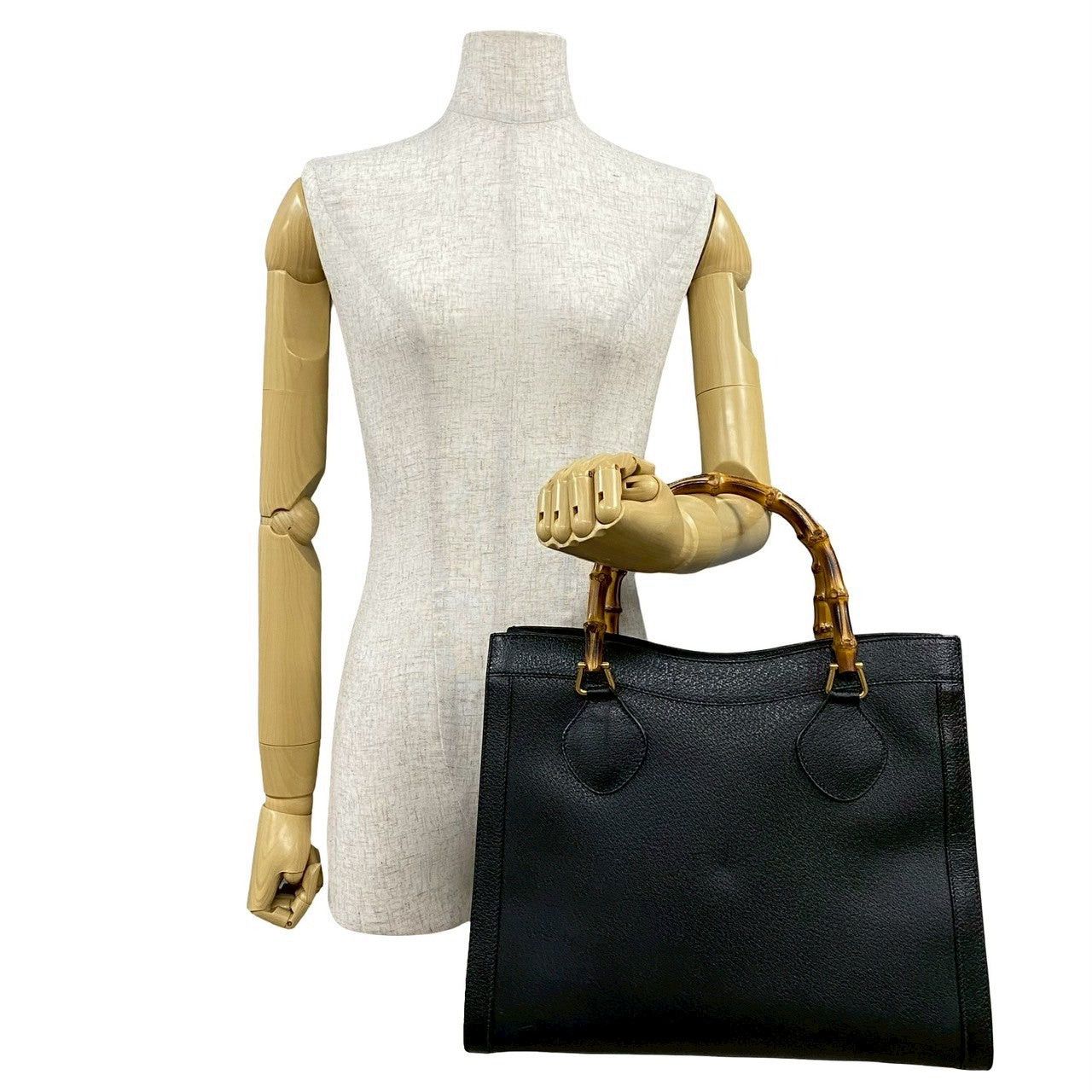 Gucci Gucci Handbag Black Leather Size ONE SIZE - 2 Thumbnail
