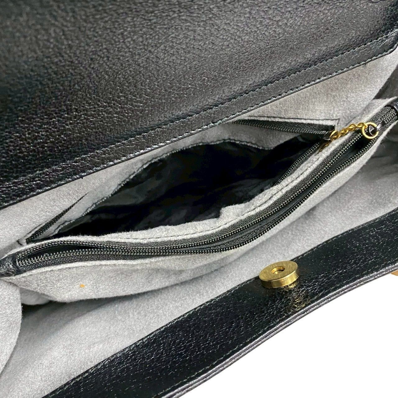 Gucci Gucci Handbag Black Leather Size ONE SIZE - 9 Thumbnail