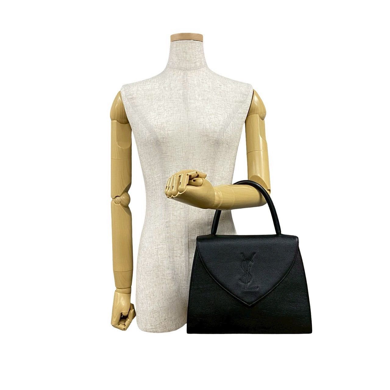Yves Saint Laurent Yves Saint Laurent Handbag Black Leather Size ONE SIZE - 2 Thumbnail