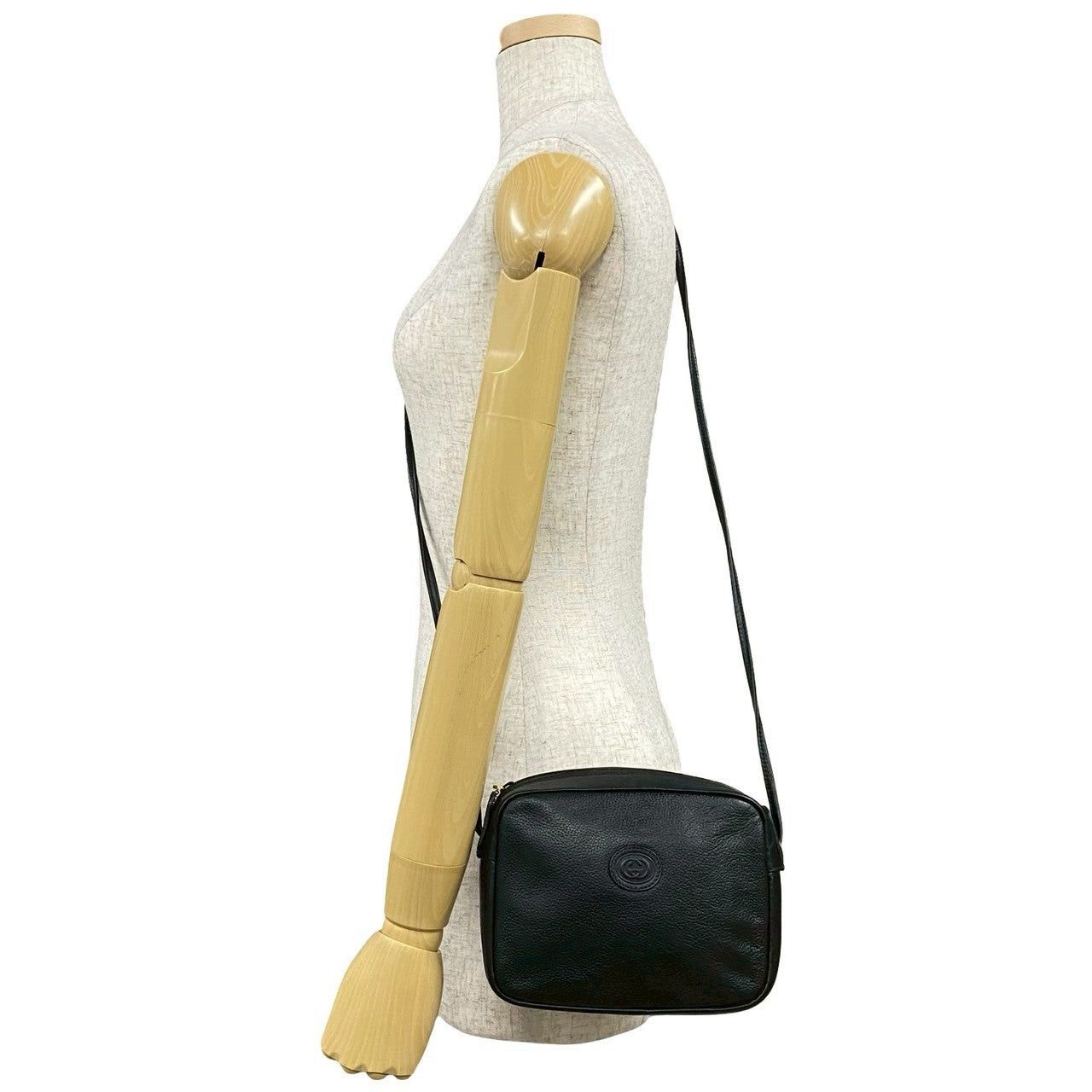 Gucci Gucci Shoulder Bag Black Leather Size ONE SIZE - 2 Thumbnail