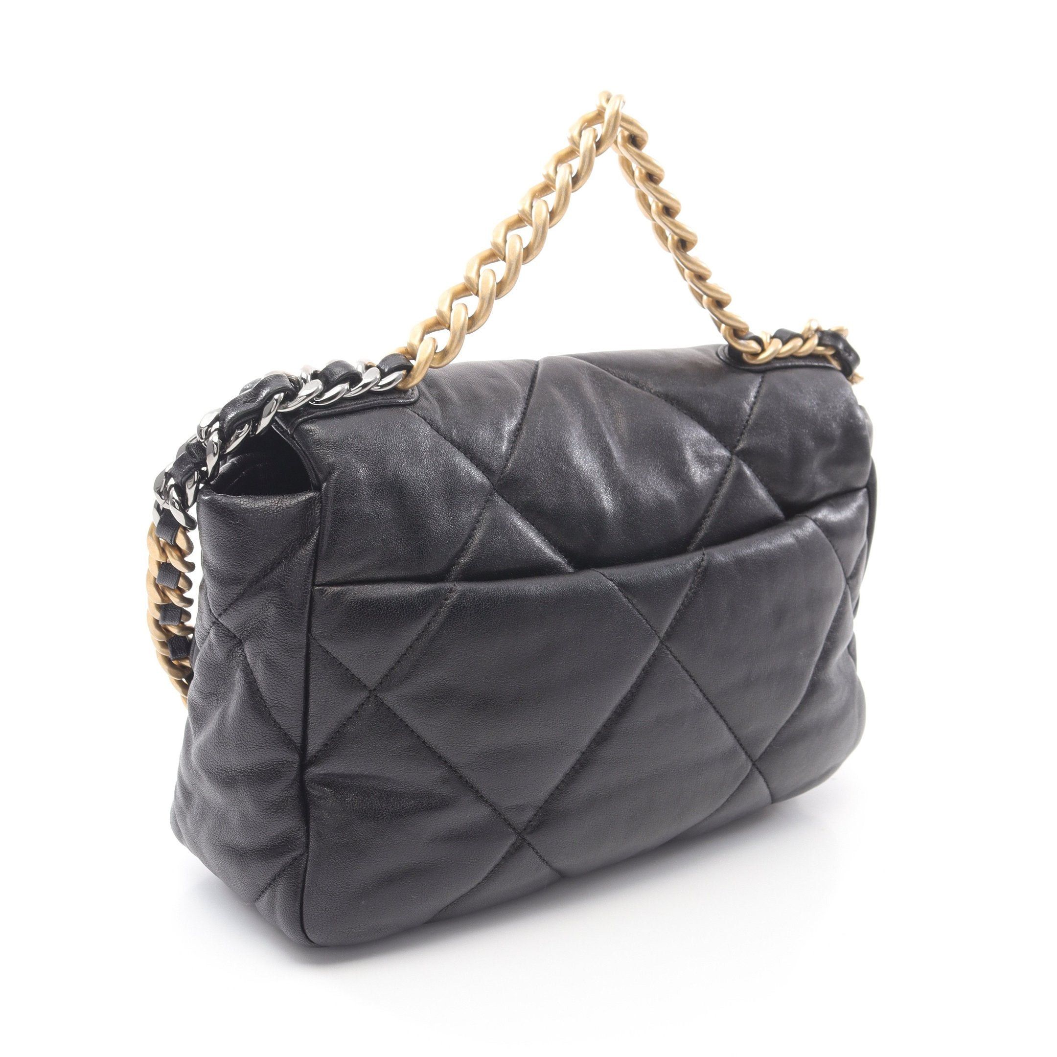 Chanel Chanel 19 Dizeneuf Matelasse Chain Shoulder Bag Lambskin Black Combination Metal Fittings Size ONE SIZE - 2 Thumbnail