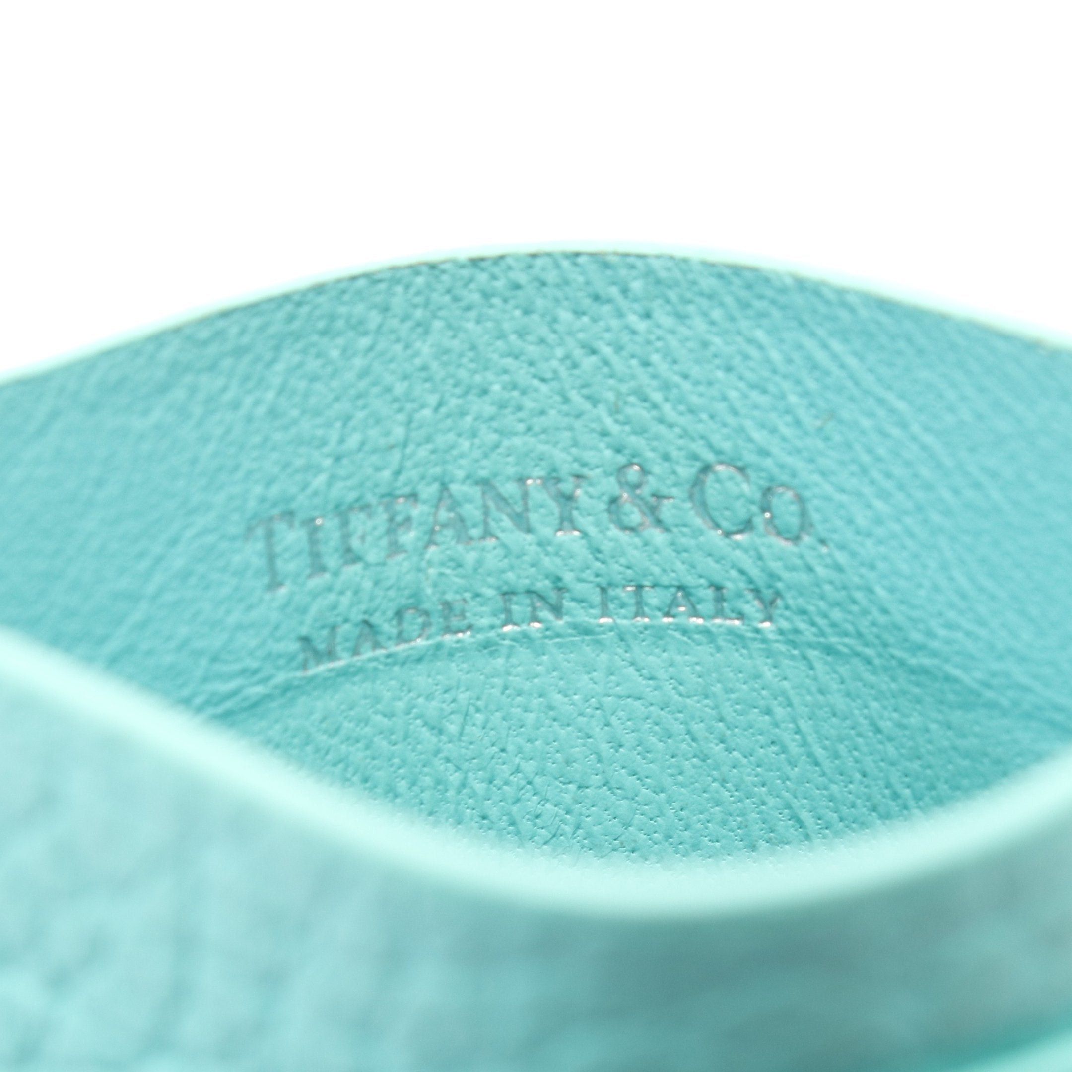 Tiffany & Co. Tiffany Co Return To Tiffany Card Case Leather Turquoise Blue Size ONE SIZE - 4 Thumbnail