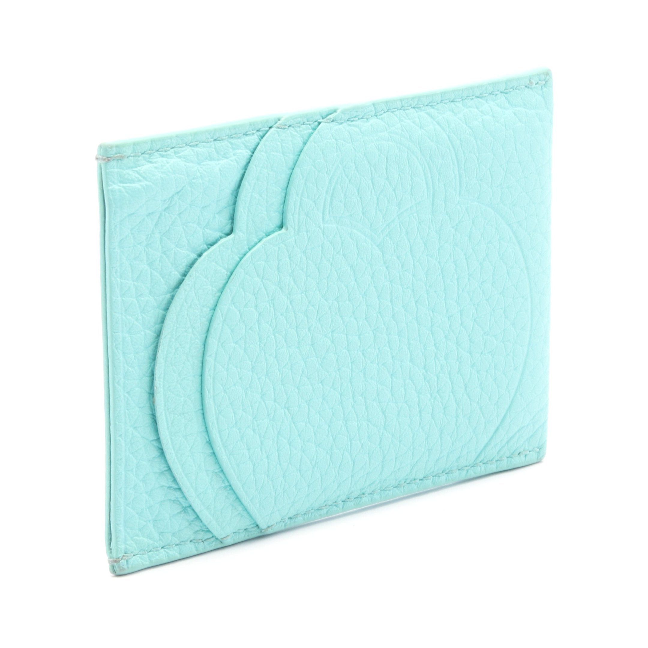 Tiffany & Co. Tiffany Co Return To Tiffany Card Case Leather Turquoise Blue Size ONE SIZE - 2 Thumbnail