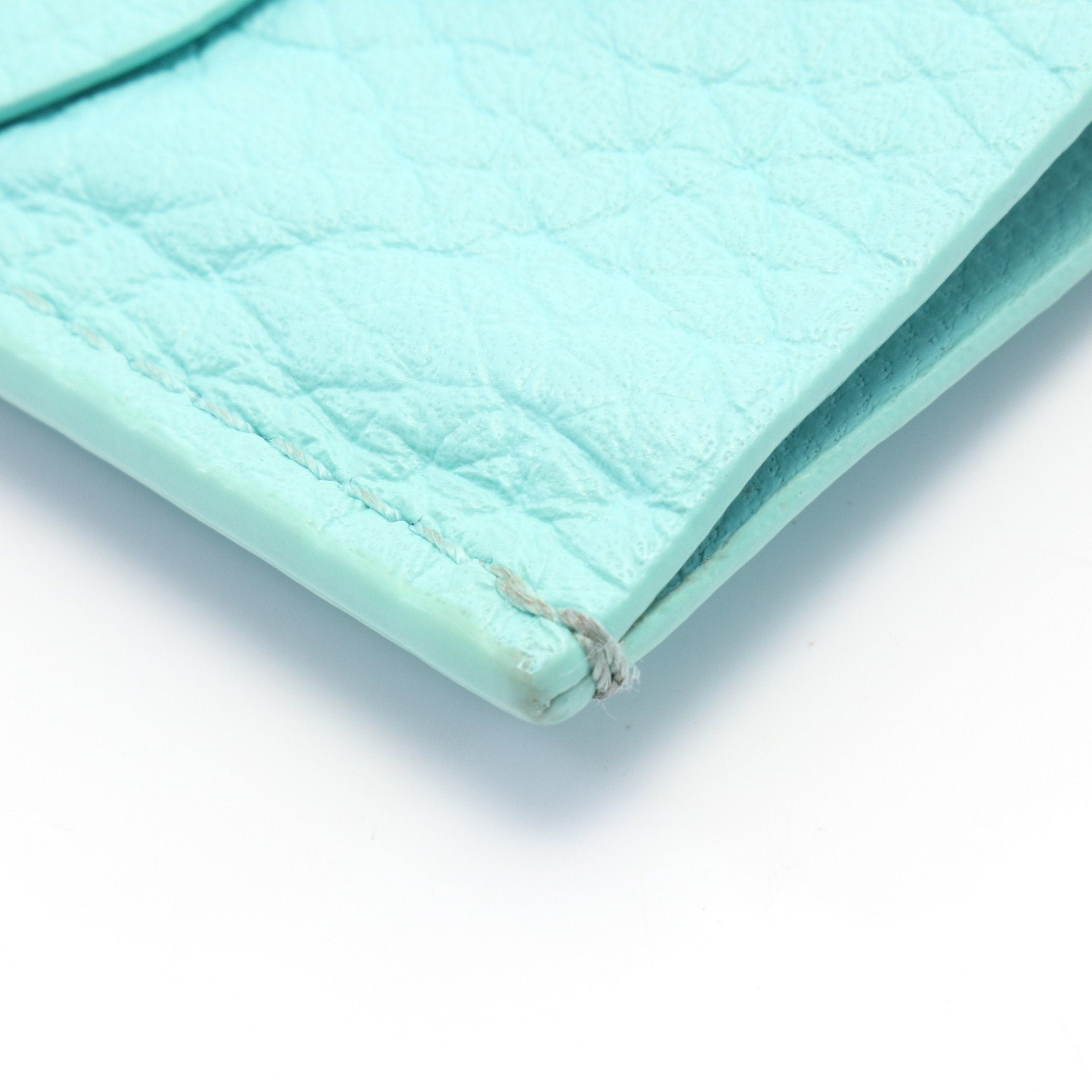Tiffany & Co. Tiffany Co Return To Tiffany Card Case Leather Turquoise Blue Size ONE SIZE - 5 Thumbnail