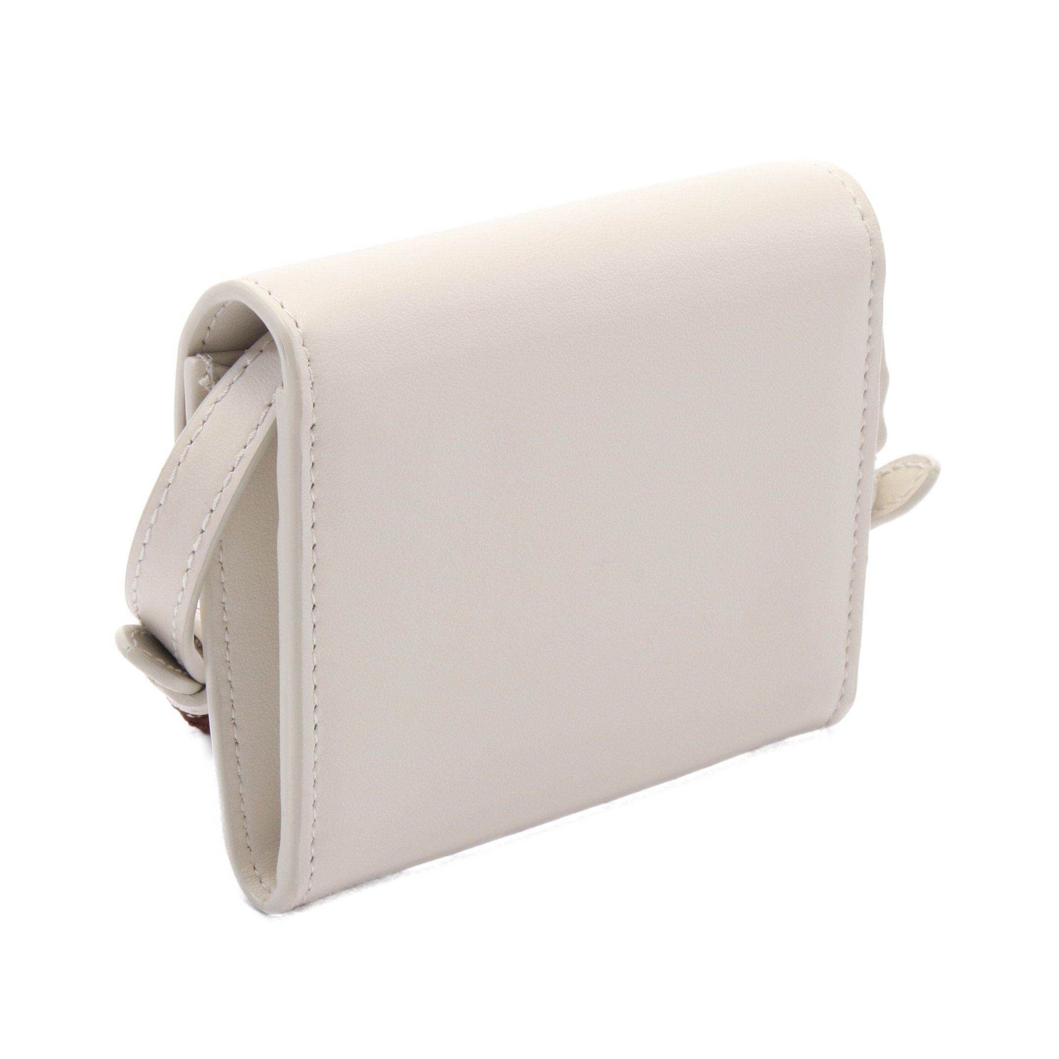Miu Miu Miu Miu Coin Purse Leather Off White Size ONE SIZE - 2 Thumbnail