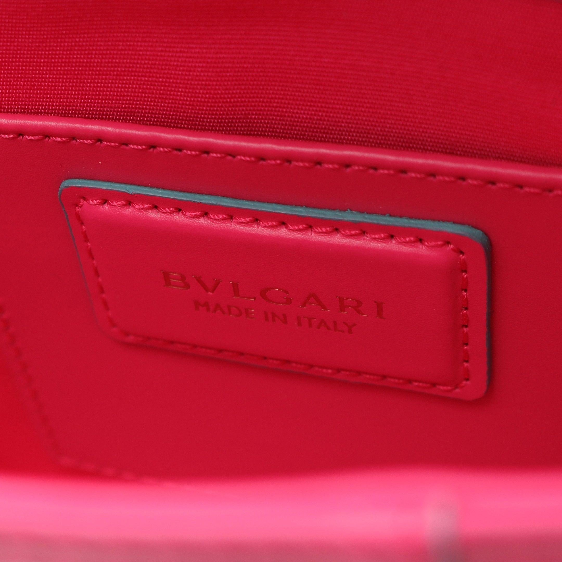 Bvlgari Bvlgari Serpenti Forever Chain Shoulder Bag Leather Pink Purple Off White Size ONE SIZE - 4 Thumbnail