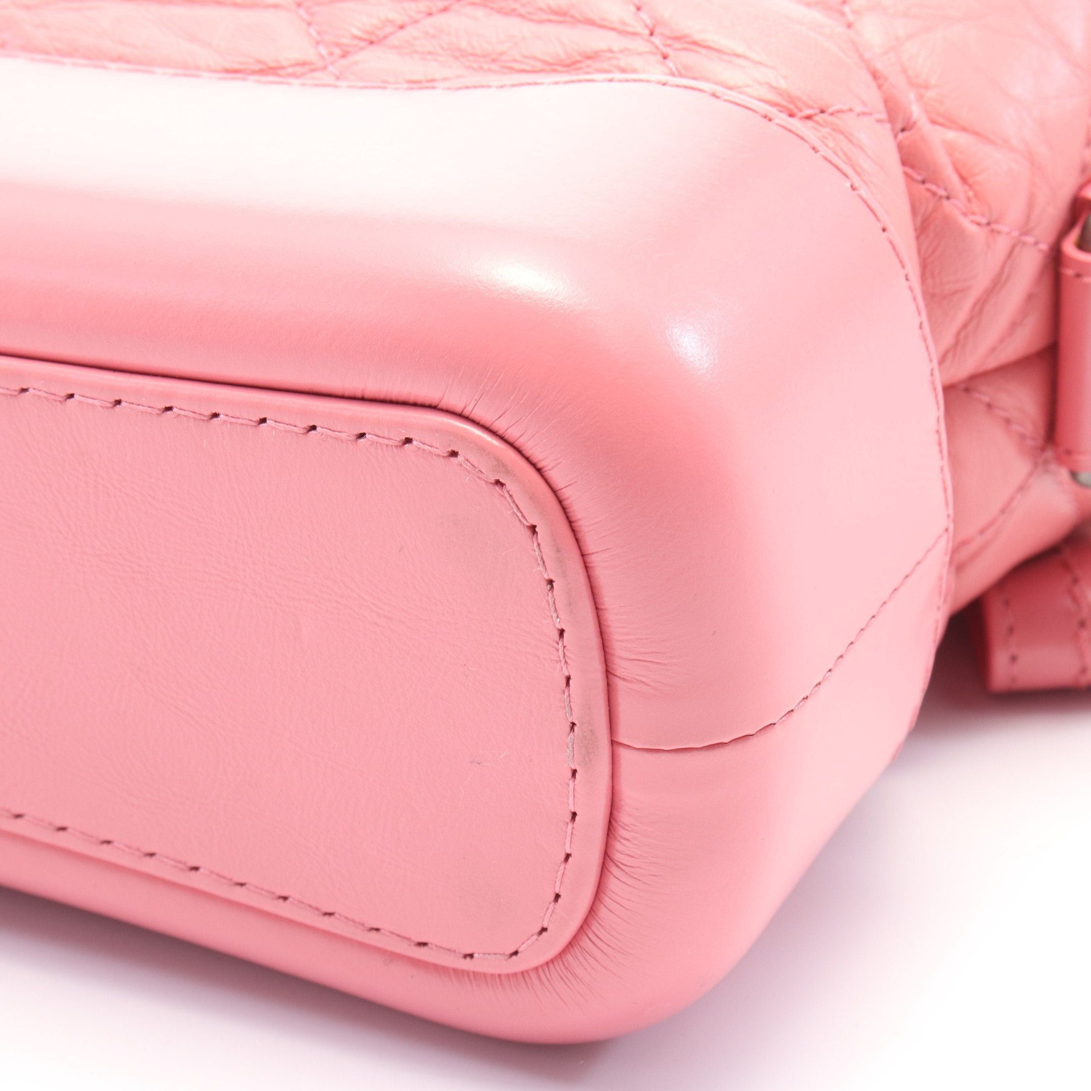 Chanel Chanel Gabriel De Chanel Small Hobo Chain Shoulder Bag Leather Pink Combination Metal Fittings Size ONE SIZE - 7 Thumbnail