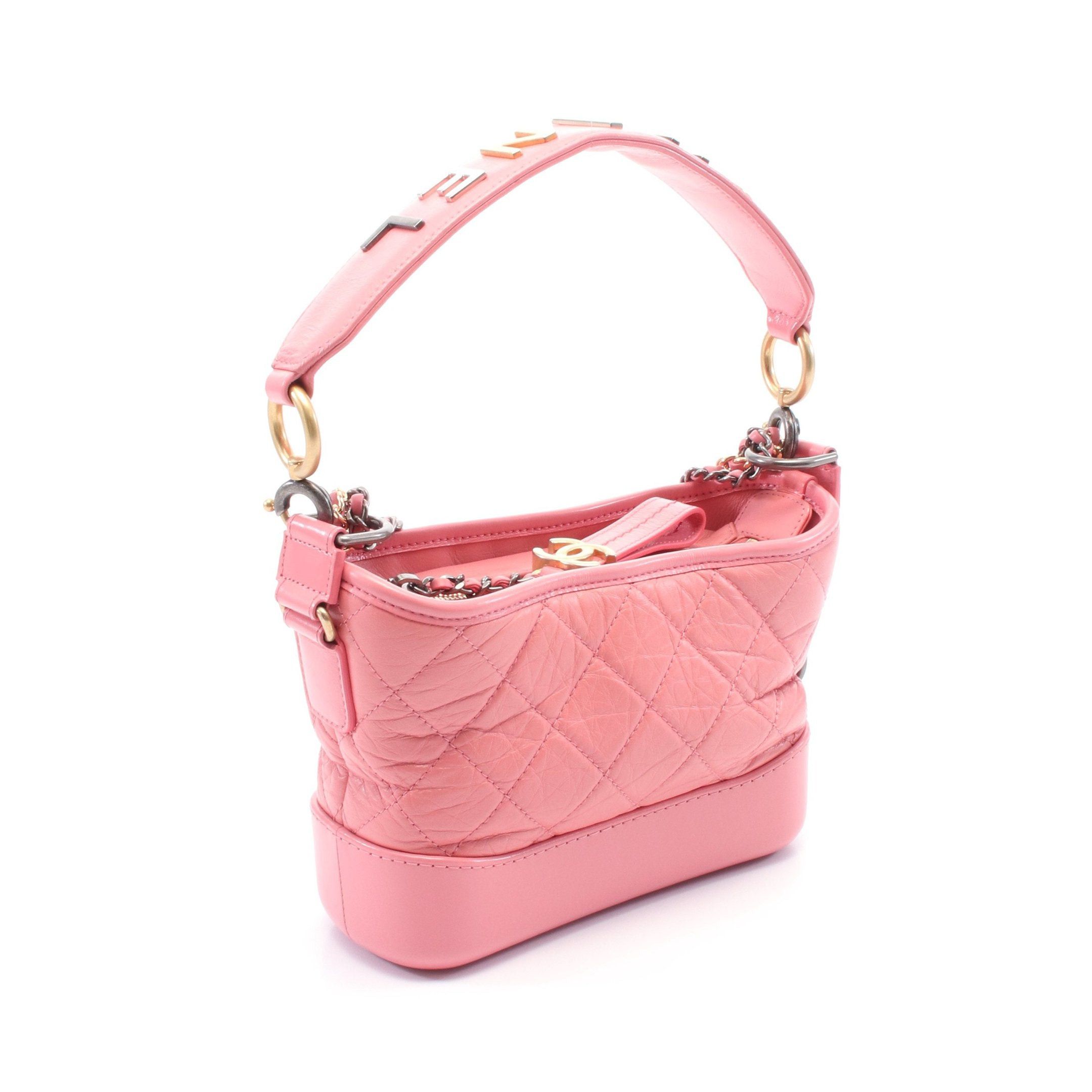 Chanel Chanel Gabriel De Chanel Small Hobo Chain Shoulder Bag Leather Pink Combination Metal Fittings Size ONE SIZE - 2 Thumbnail