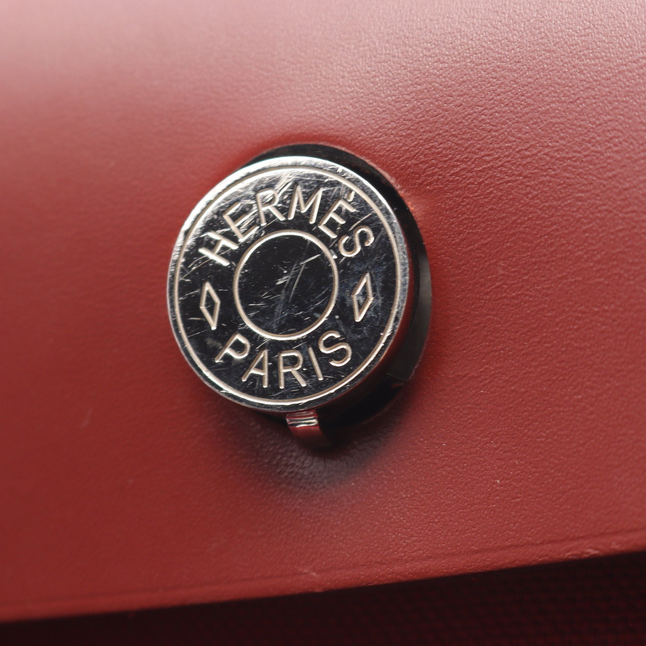 Hermes Hermes Herbag Zip Pm Rouge Ash Casac Handbag Vache Hunter Toile Military Bordeaux Silver Hardware A Stamp Size ONE SIZE - 9 Thumbnail