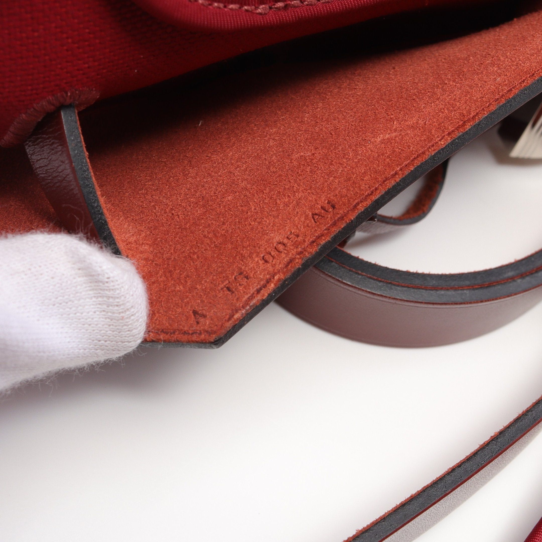Hermes Hermes Herbag Zip Pm Rouge Ash Casac Handbag Vache Hunter Toile Military Bordeaux Silver Hardware A Stamp Size ONE SIZE - 5 Thumbnail