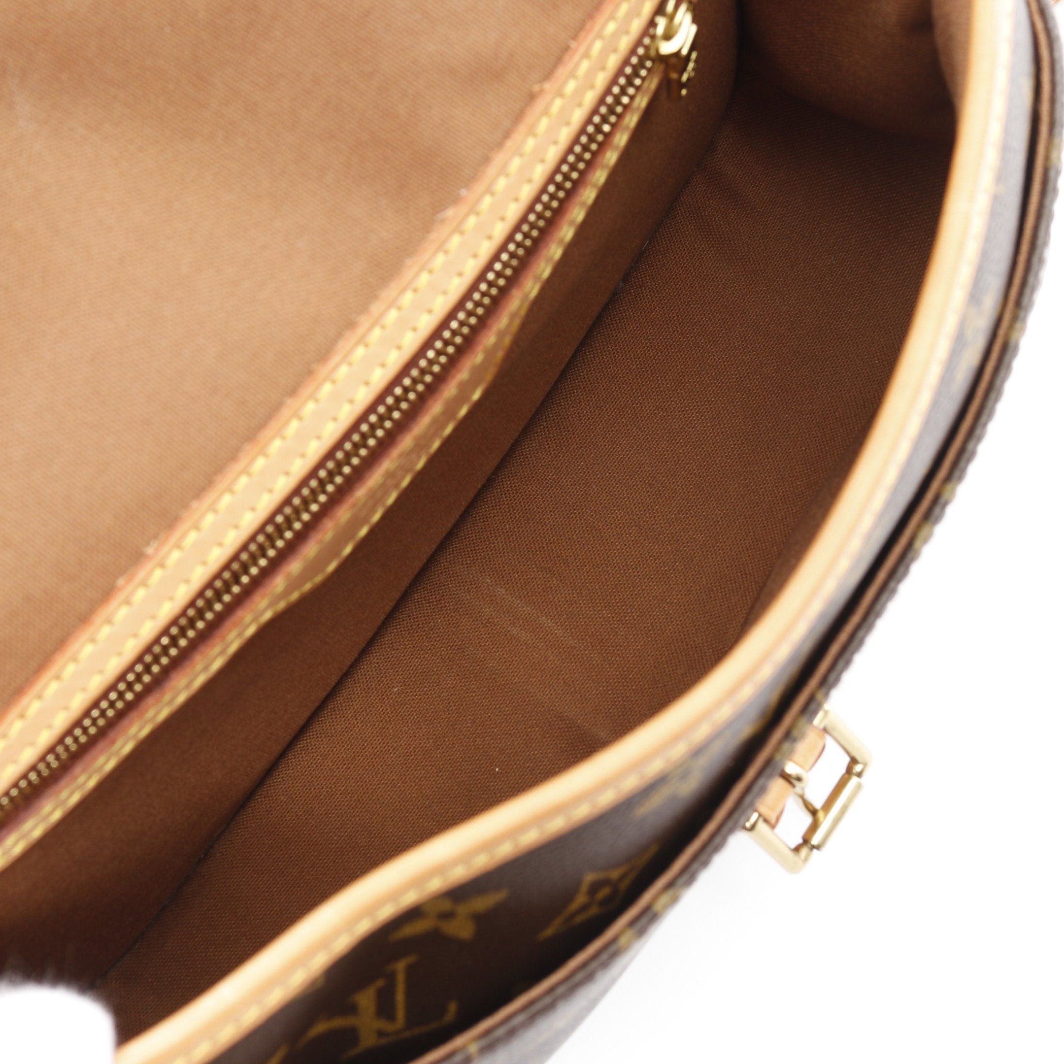 Louis Vuitton Louis Vuitton Sologne Monogram Shoulder Bag Leather Brown Size ONE SIZE - 3 Thumbnail