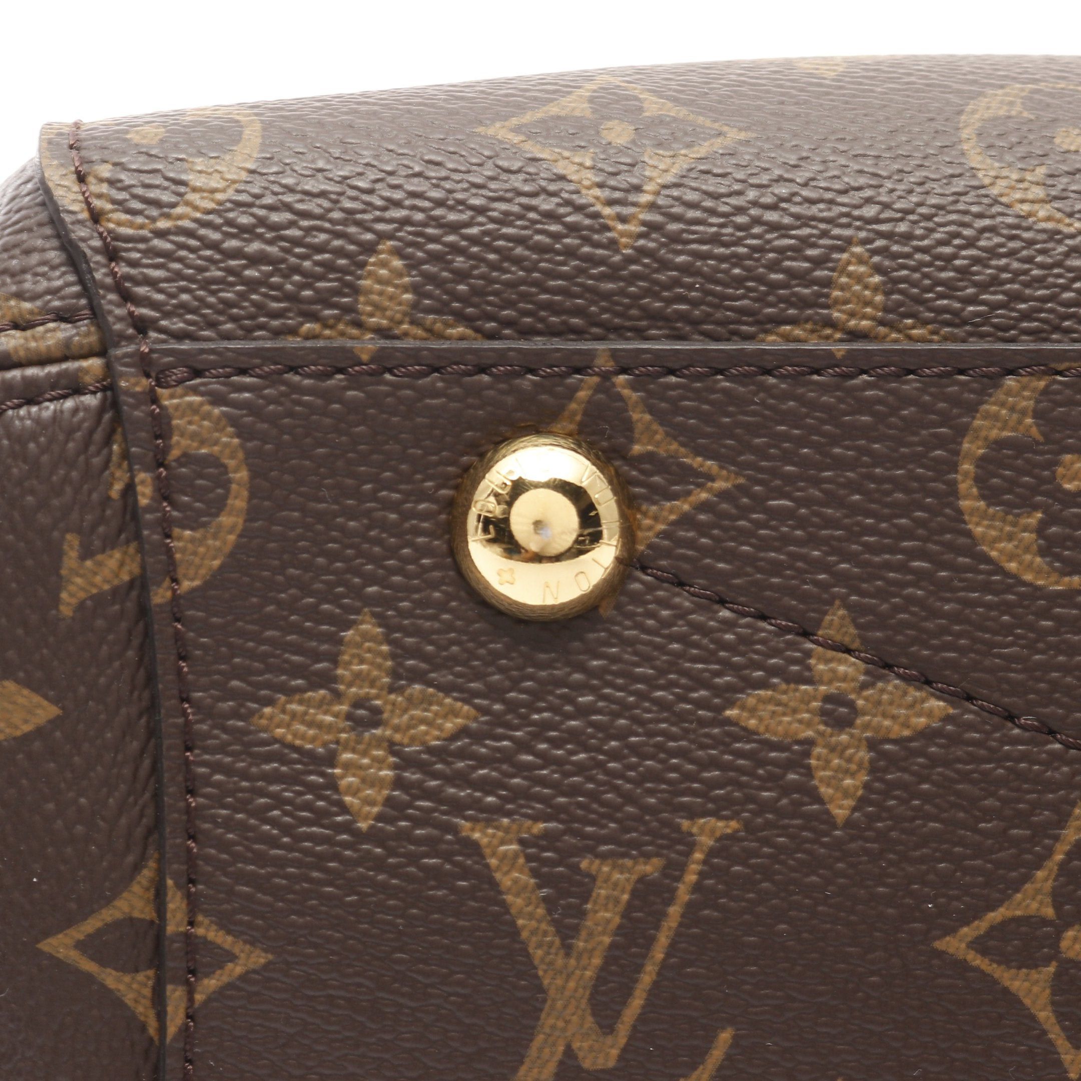 Louis Vuitton Louis Vuitton Montaigne Bb Monogram Handbag Leather Brown Size ONE SIZE - 9 Thumbnail