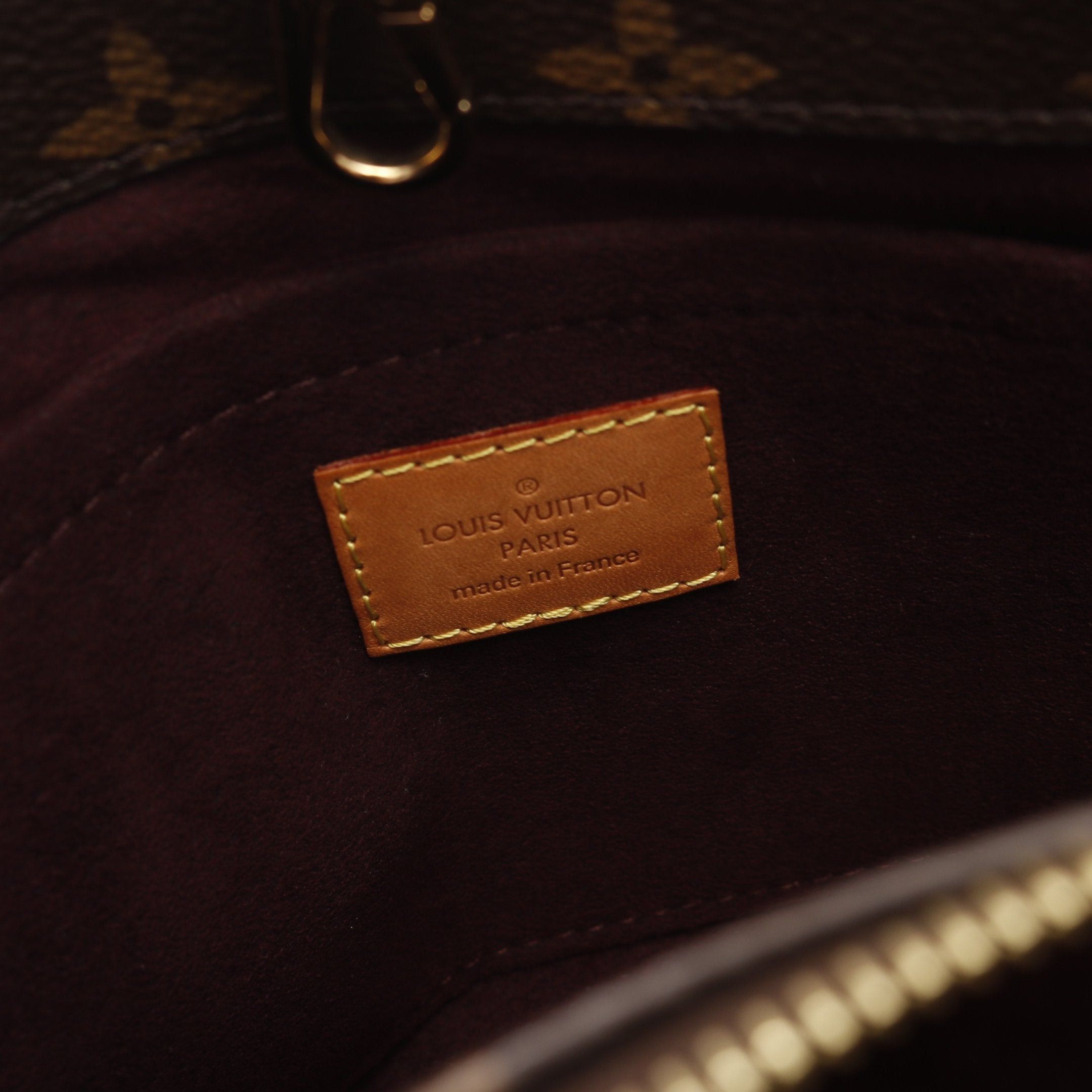 Louis Vuitton Louis Vuitton Montaigne Bb Monogram Handbag Leather Brown Size ONE SIZE - 4 Thumbnail