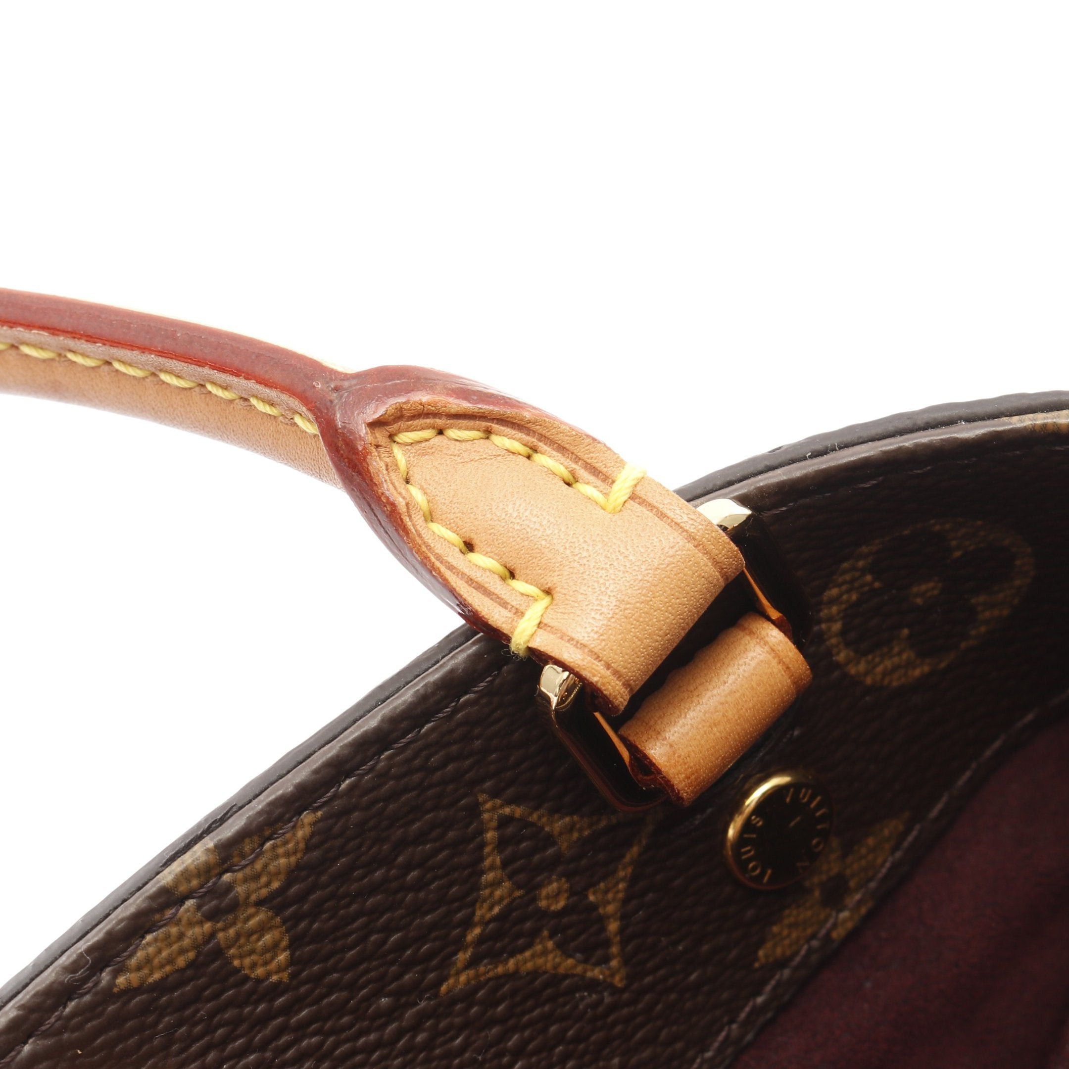 Louis Vuitton Louis Vuitton Montaigne Bb Monogram Handbag Leather Brown Size ONE SIZE - 8 Thumbnail