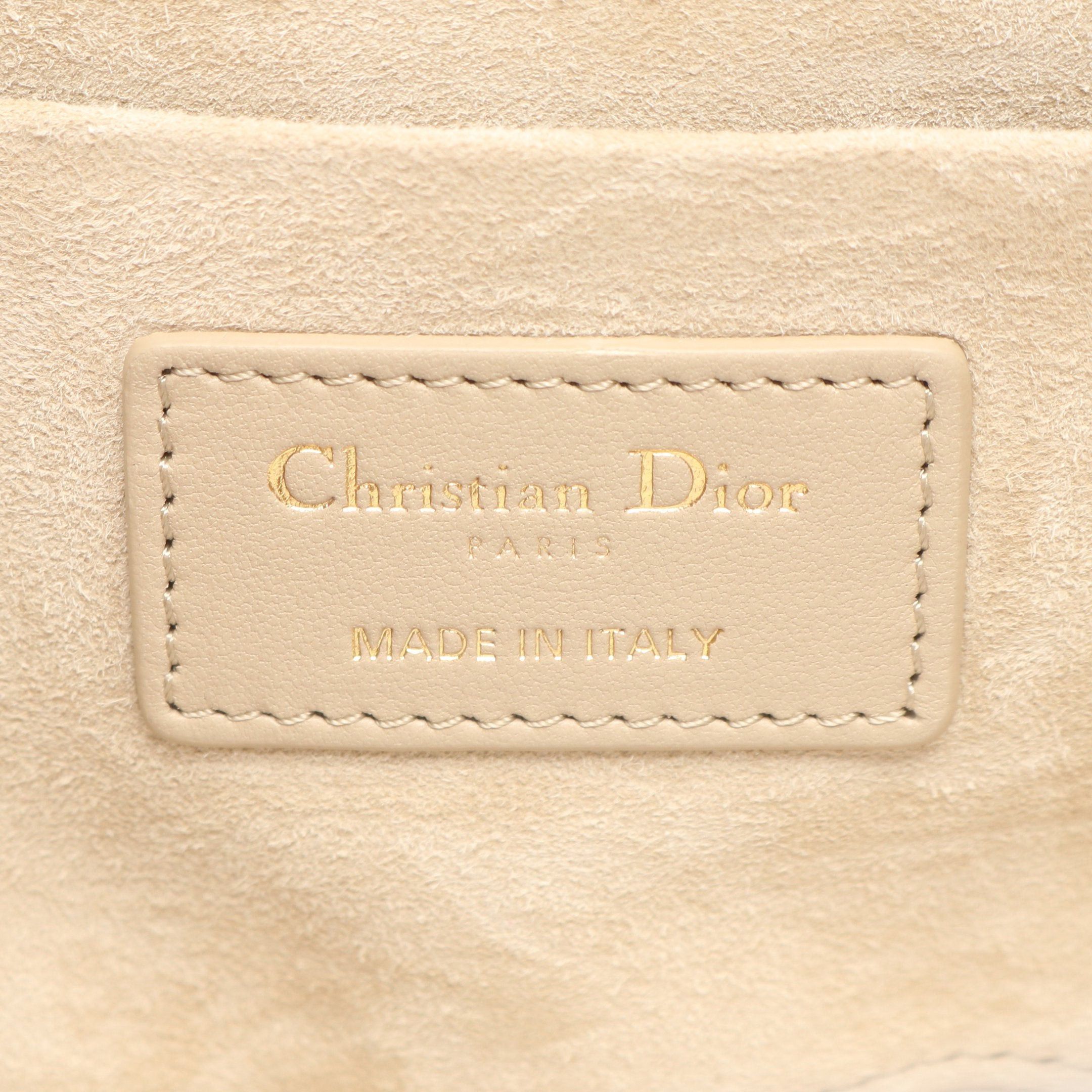 Dior Dior Diortravel Small Vanity Canage Handbag Bag Leather Beige Size ONE SIZE - 4 Thumbnail