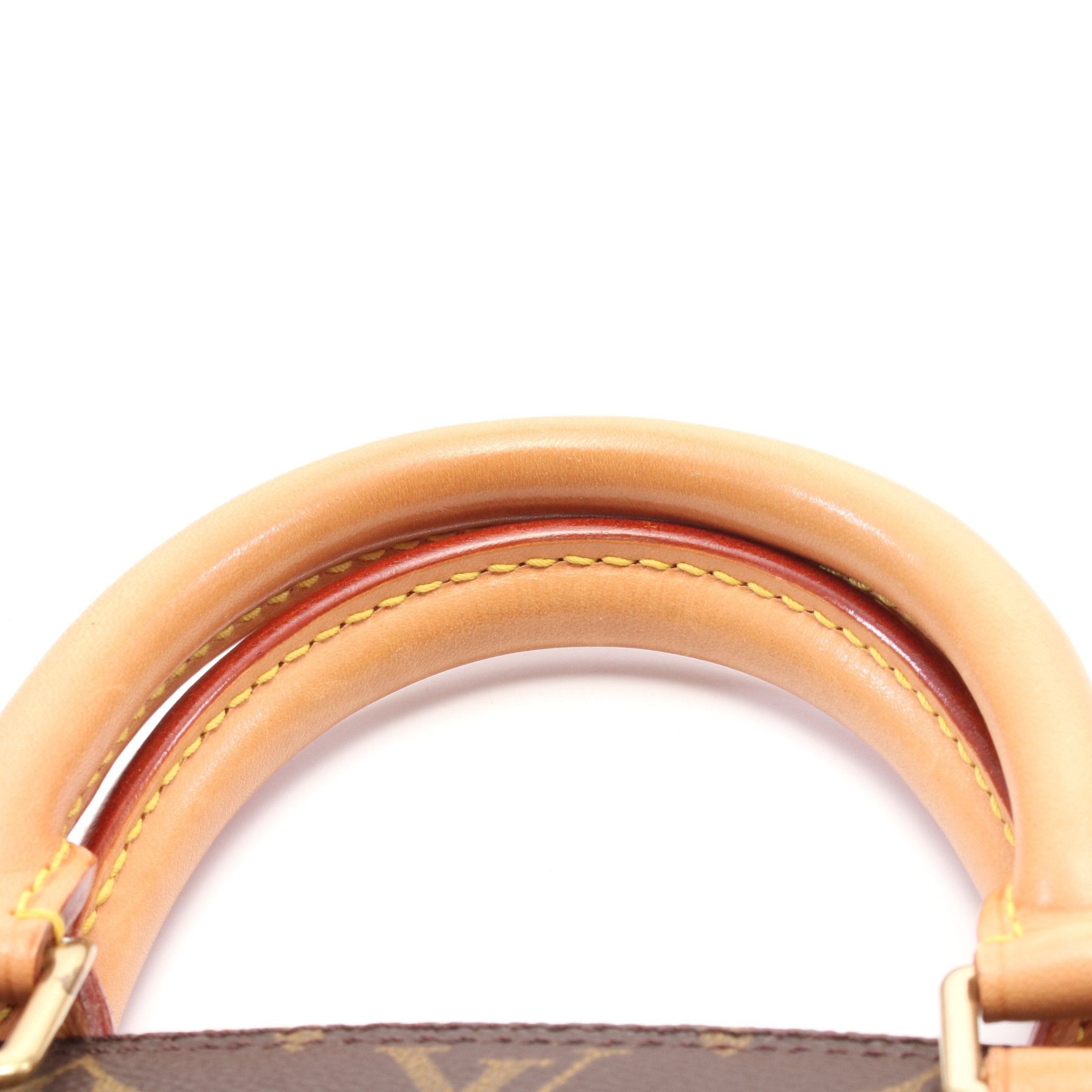 Louis Vuitton Louis Vuitton Alma Pm Monogram Handbag Leather Brown Size ONE SIZE - 7 Thumbnail