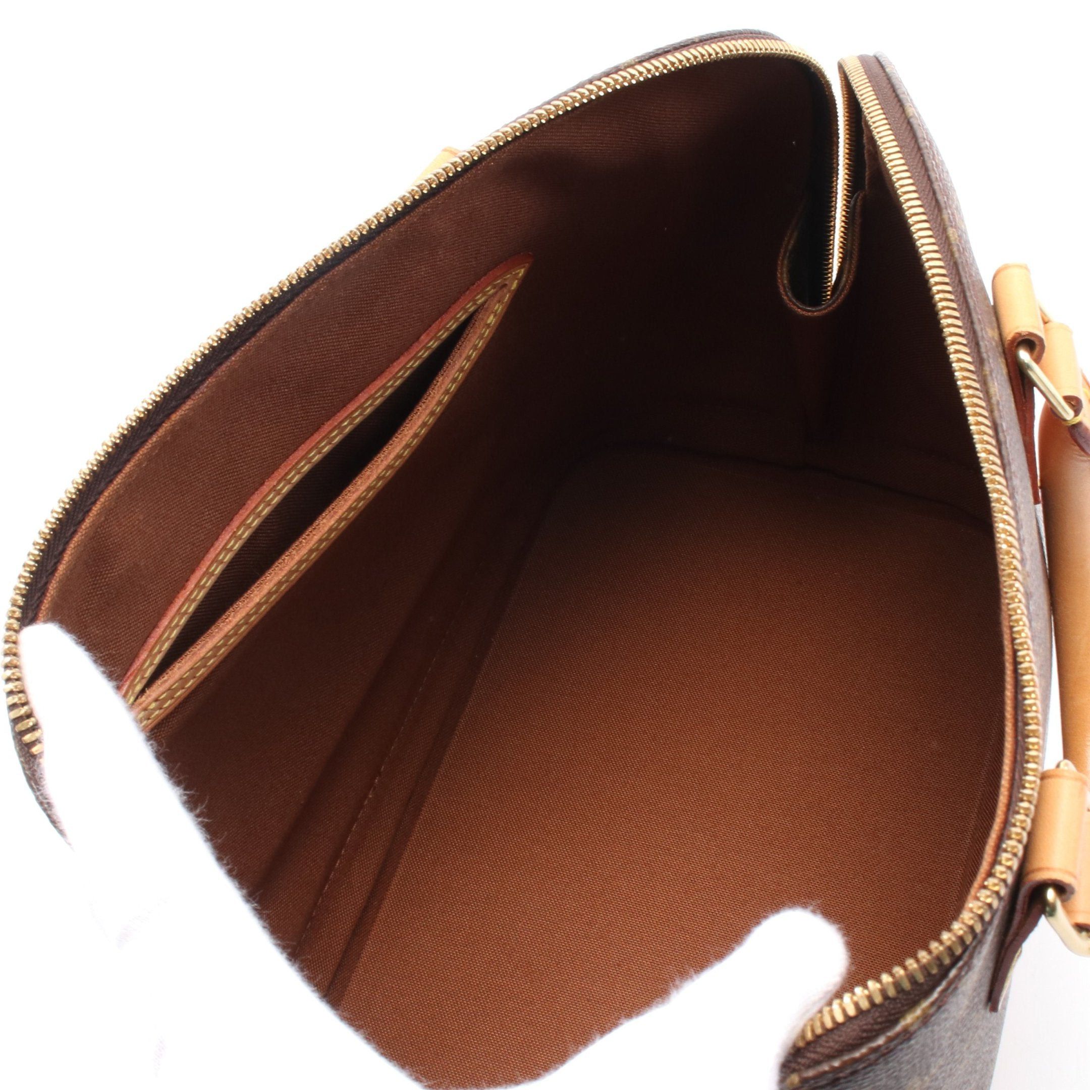 Louis Vuitton Louis Vuitton Alma Pm Monogram Handbag Leather Brown Size ONE SIZE - 3 Thumbnail