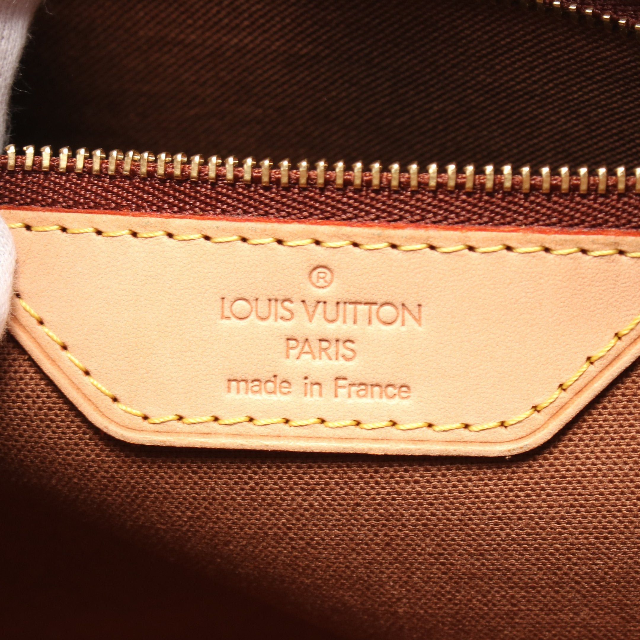 Louis Vuitton Louis Vuitton Batignolles Horizontal Monogram Shoulder Bag Leather Brown Size ONE SIZE - 4 Thumbnail