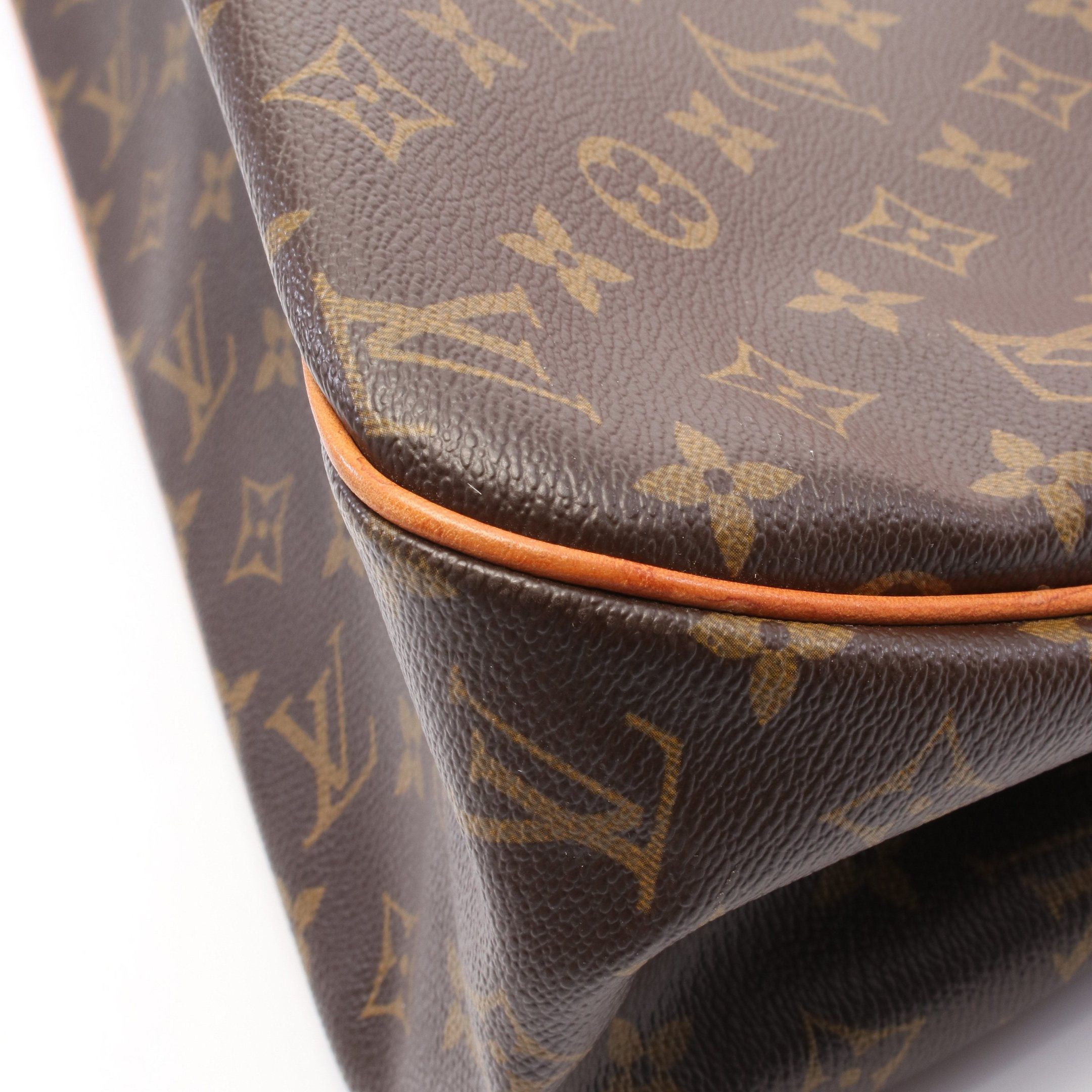 Louis Vuitton Louis Vuitton Batignolles Horizontal Monogram Shoulder Bag Leather Brown Size ONE SIZE - 6 Thumbnail