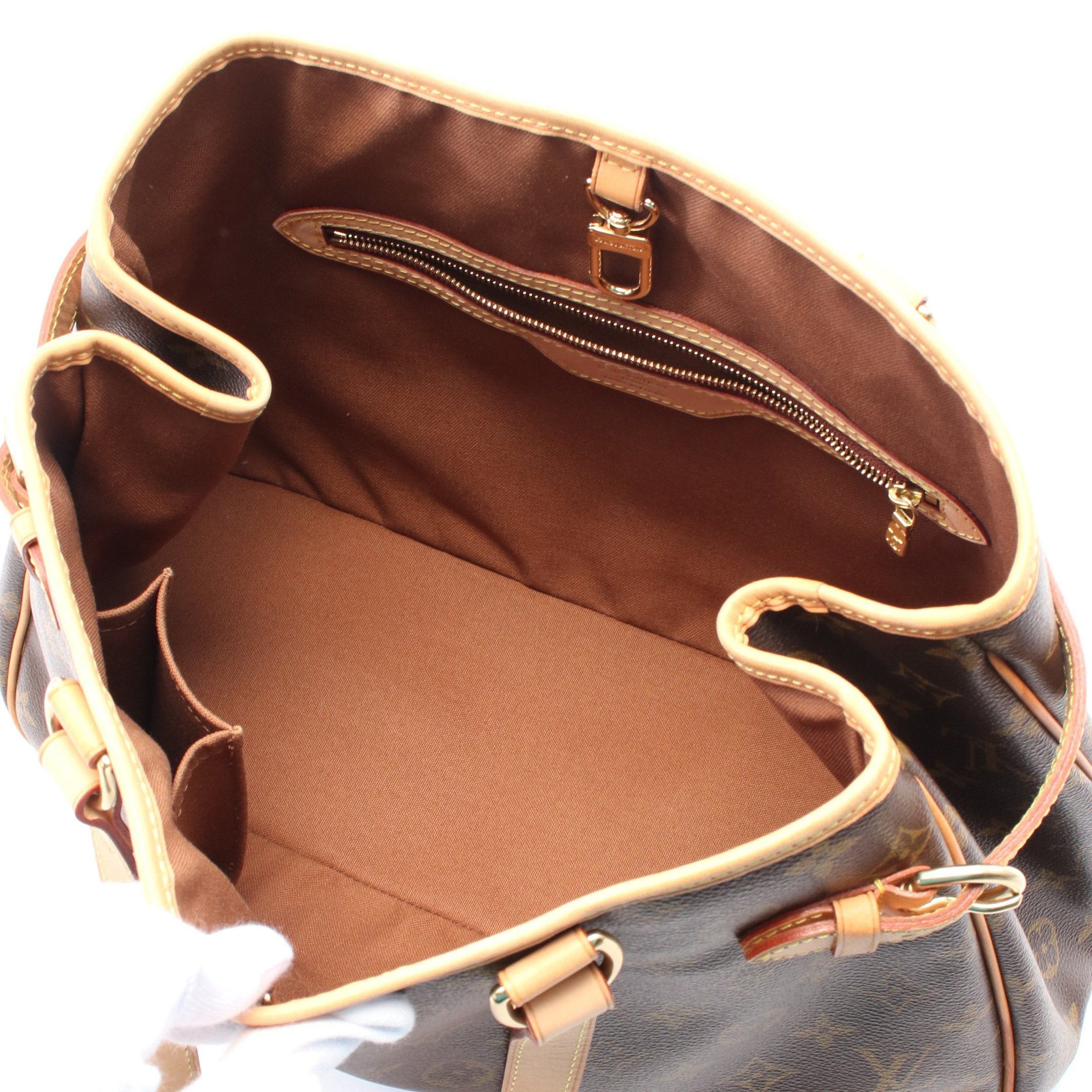 Louis Vuitton Louis Vuitton Batignolles Horizontal Monogram Shoulder Bag Leather Brown Size ONE SIZE - 3 Thumbnail
