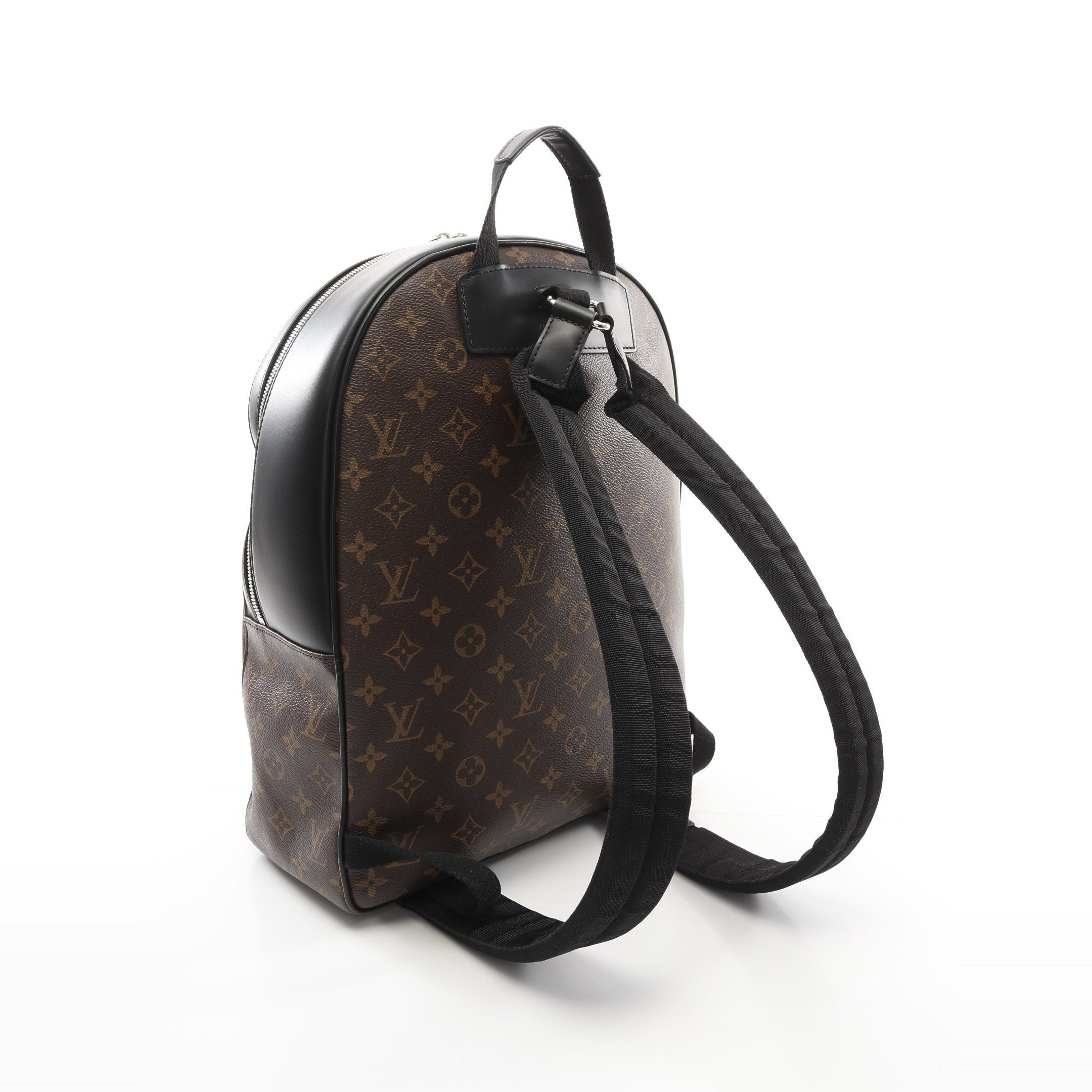 Louis Vuitton Louis Vuitton Josh Nv Monogram Macassar Backpack Rucksack Leather Brown Black Size ONE SIZE - 2 Thumbnail