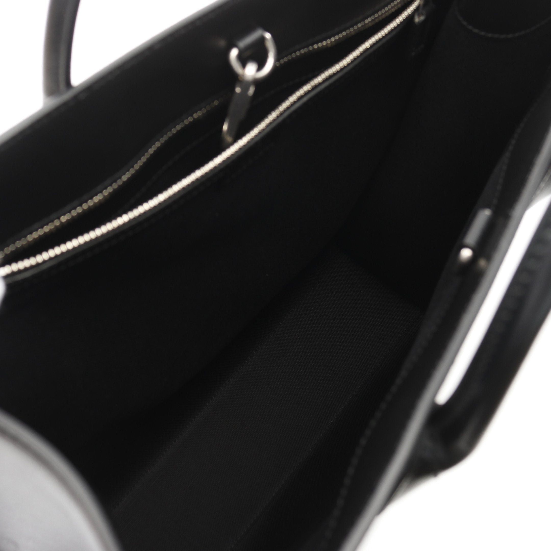 Gucci Gucci Interlocking G Medium Tote Gg Supreme Handbag Bag Leather Black Gray Size ONE SIZE - 3 Thumbnail