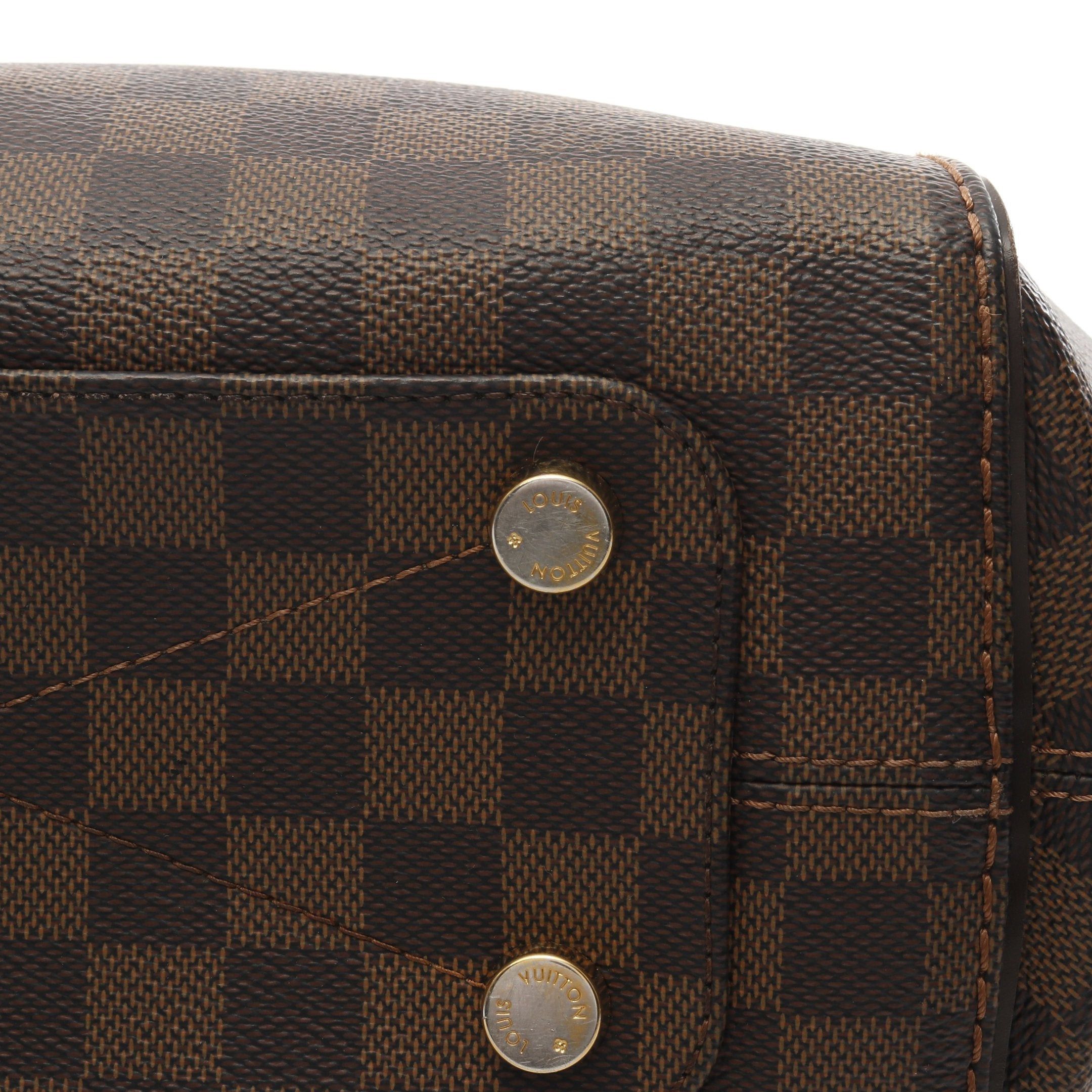 Louis Vuitton Louis Vuitton Marleborn Pm Damier Ebene Shoulder Bag Leather Brown Size ONE SIZE - 10 Thumbnail