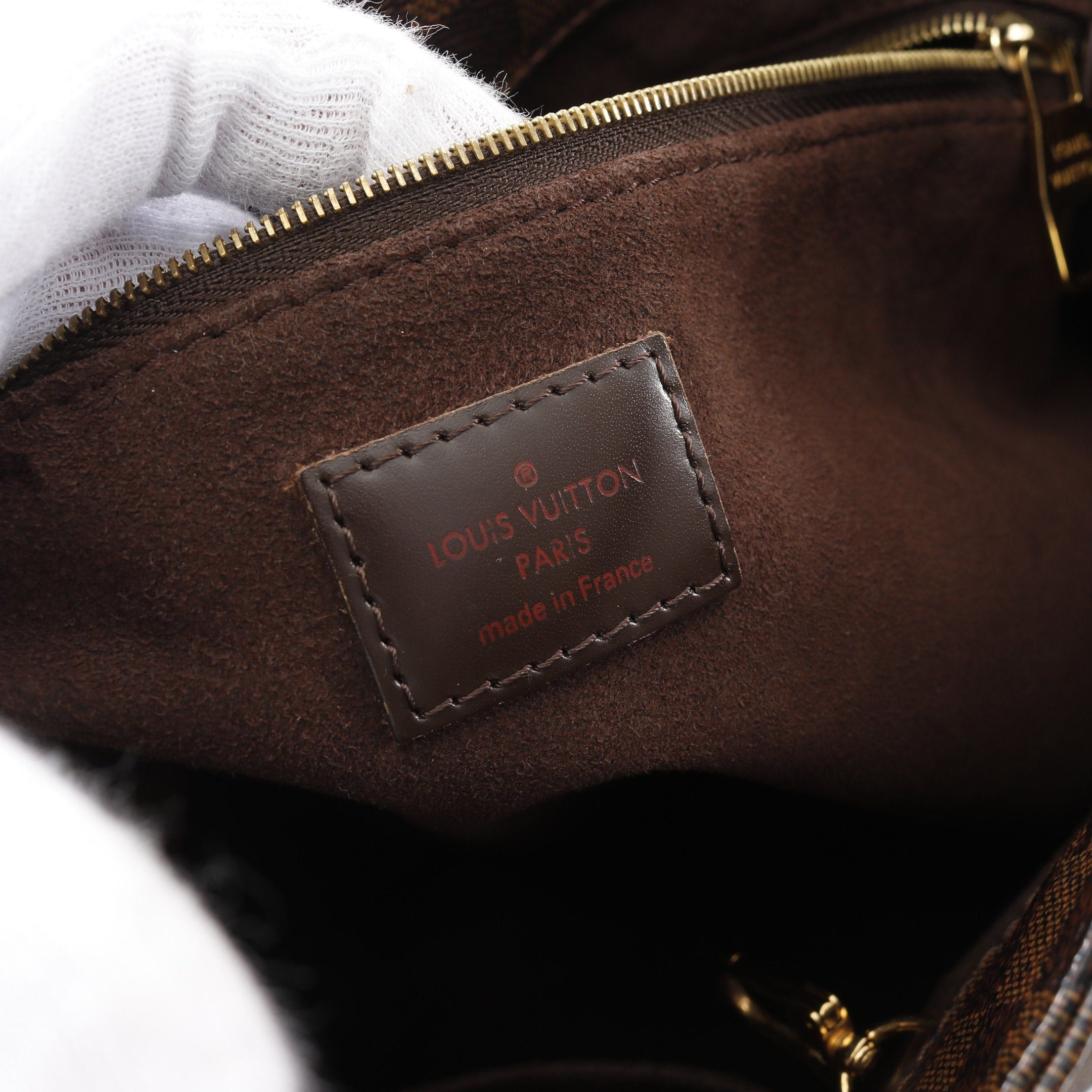 Louis Vuitton Louis Vuitton Marleborn Pm Damier Ebene Shoulder Bag Leather Brown Size ONE SIZE - 4 Thumbnail