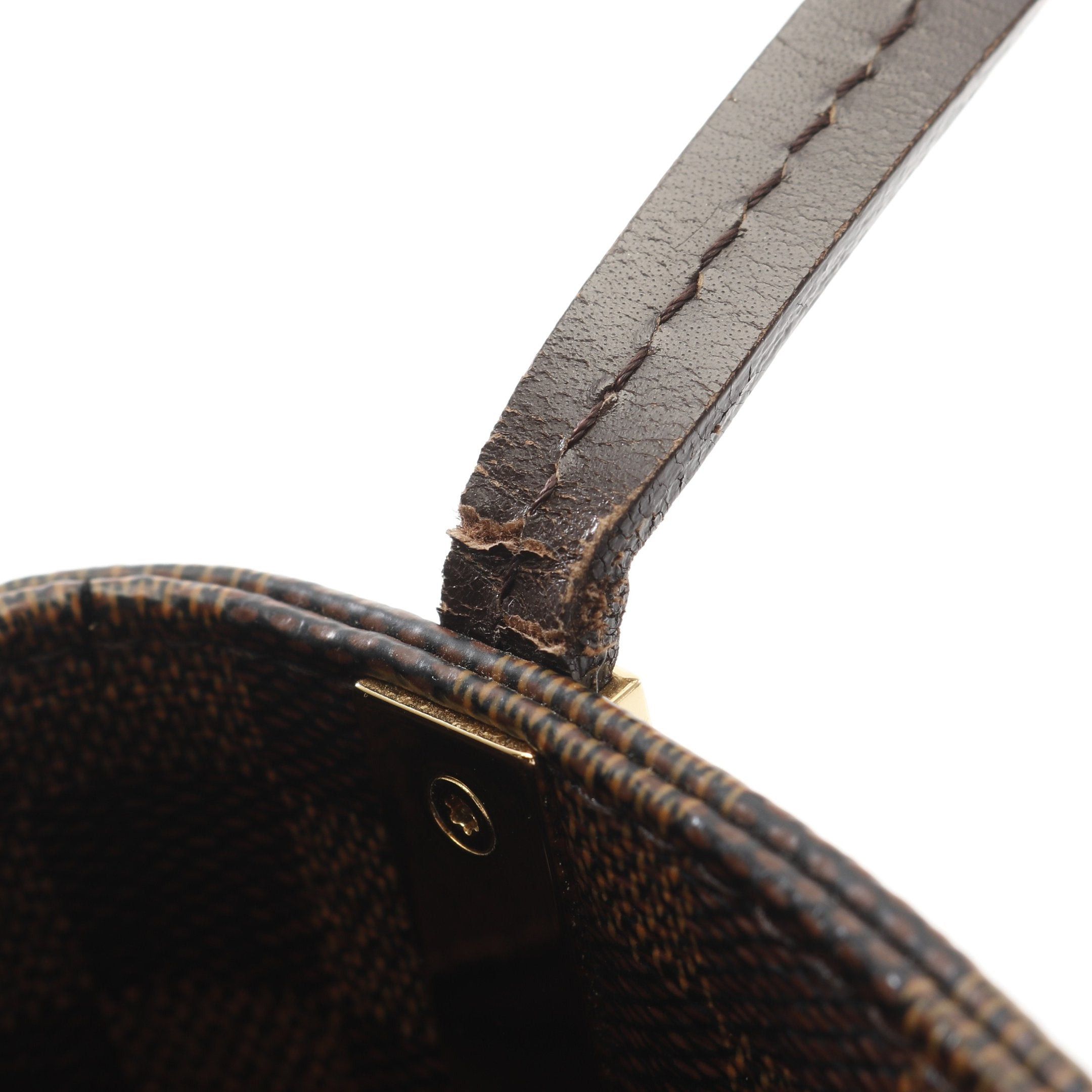 Louis Vuitton Louis Vuitton Marleborn Pm Damier Ebene Shoulder Bag Leather Brown Size ONE SIZE - 7 Thumbnail