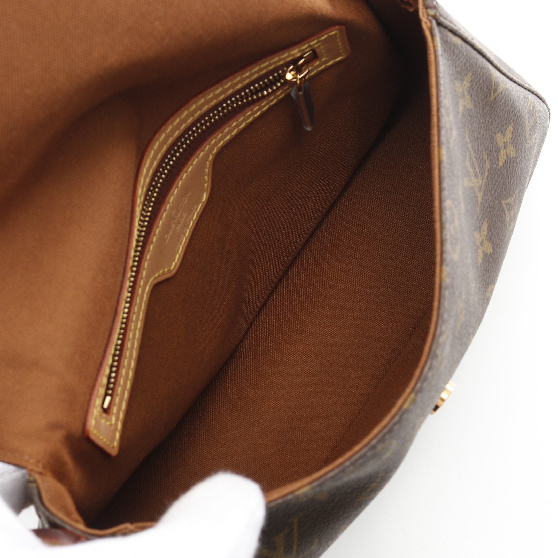 Louis Vuitton Louis Vuitton Mini Looping Monogram Handbag Leather Brown Size ONE SIZE - 3 Thumbnail