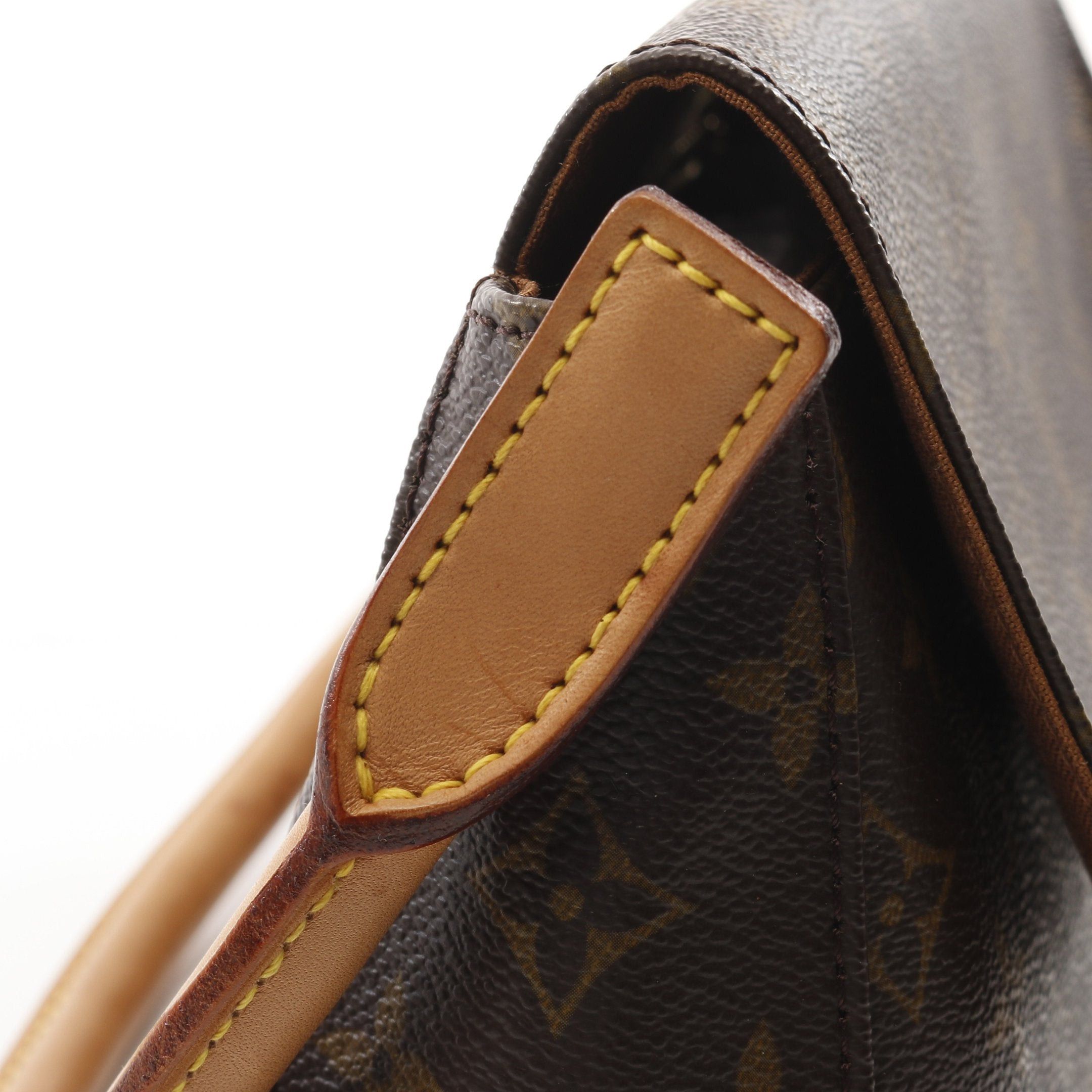 Louis Vuitton Louis Vuitton Mini Looping Monogram Handbag Leather Brown Size ONE SIZE - 8 Thumbnail