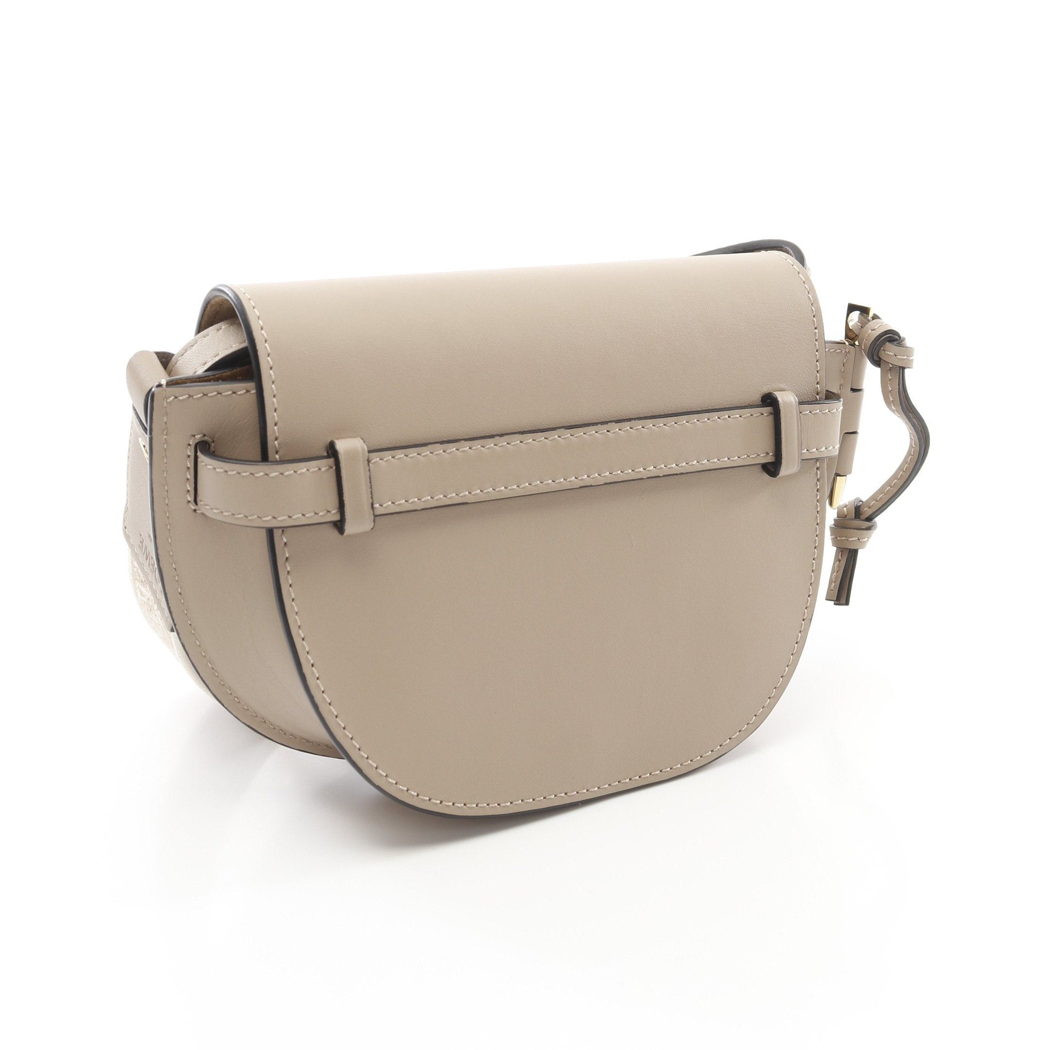 Loewe Loewe Gate Dual Bag Mini Shoulder Leather Beige Size ONE SIZE - 2 Thumbnail