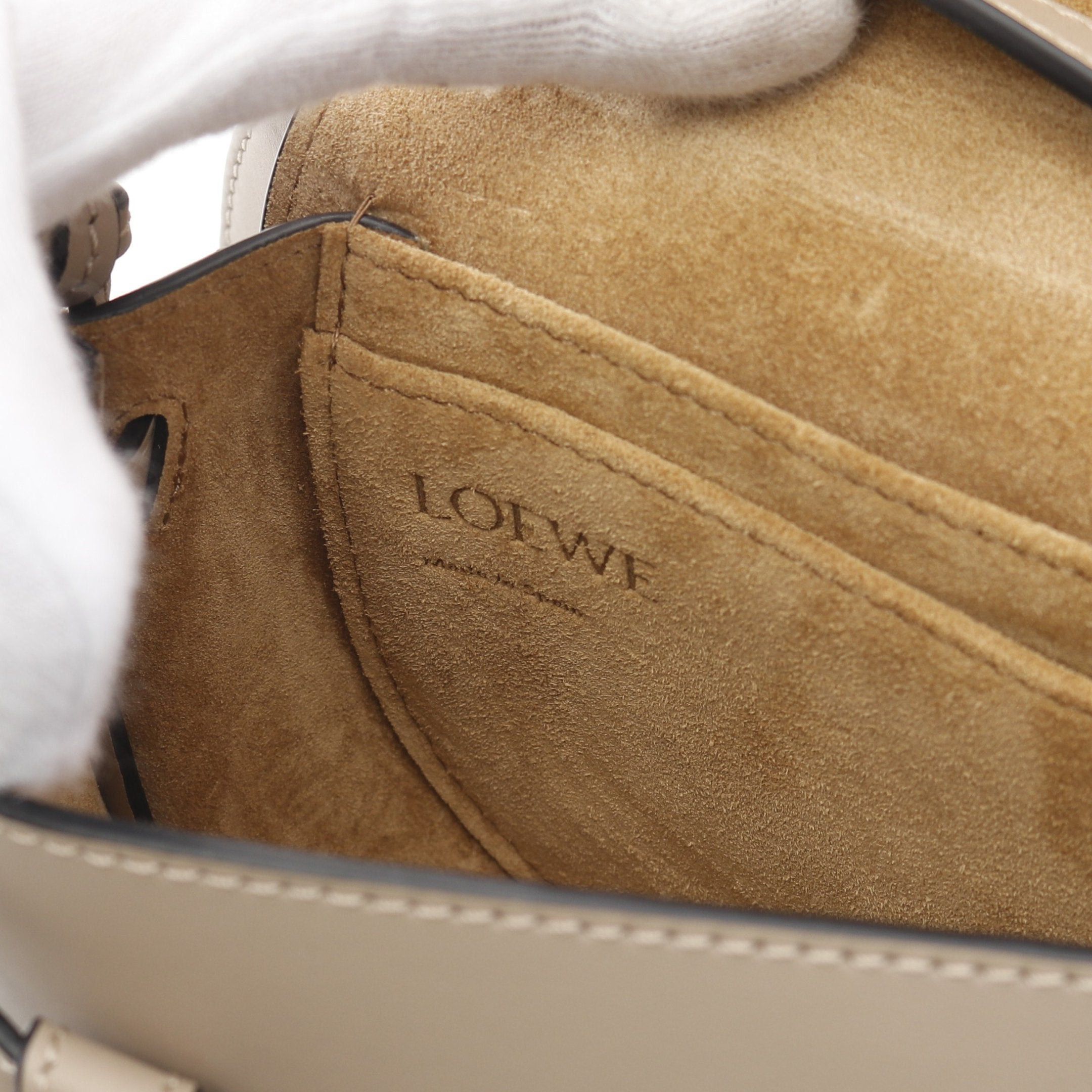 Loewe Loewe Gate Dual Bag Mini Shoulder Leather Beige Size ONE SIZE - 4 Thumbnail
