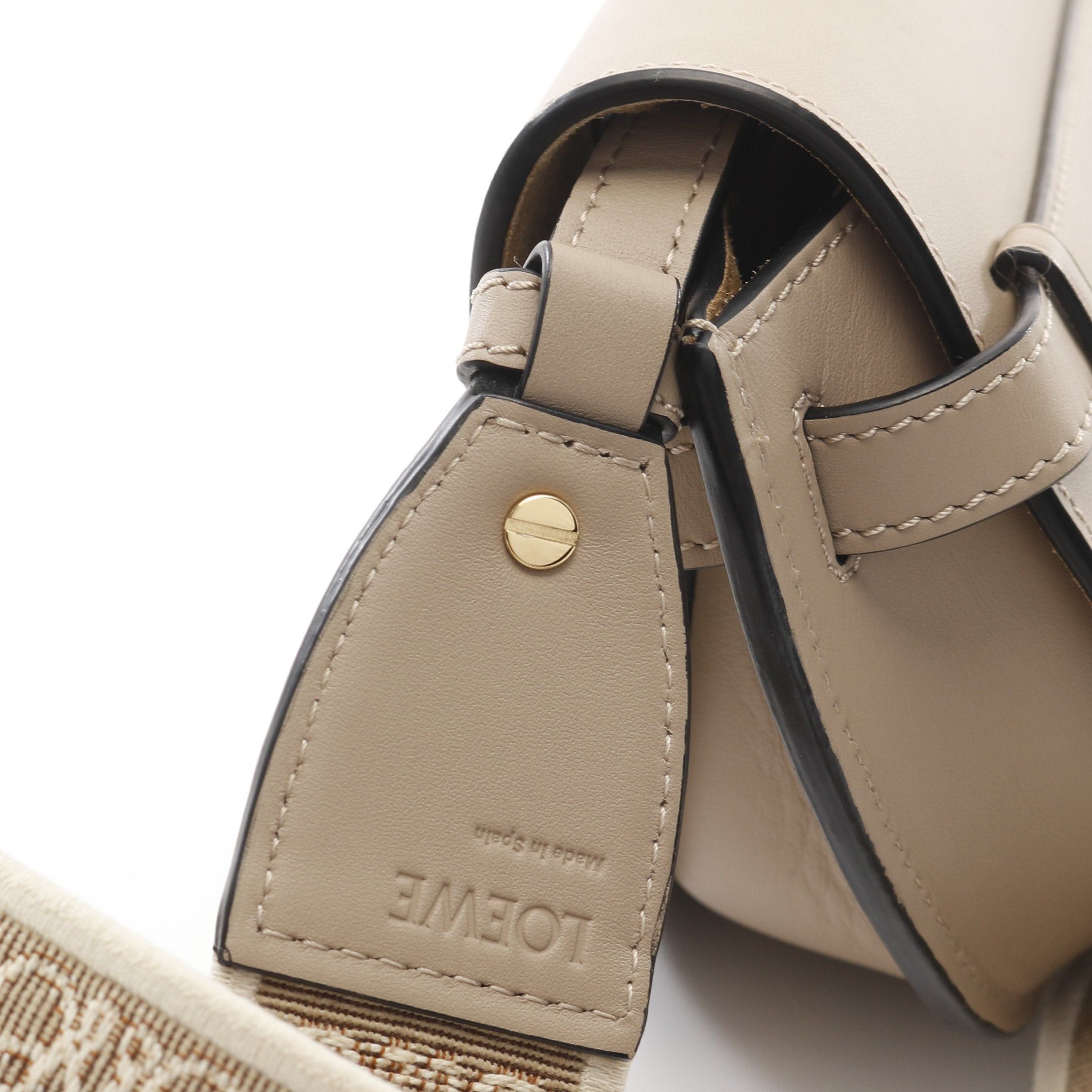 Loewe Loewe Gate Dual Bag Mini Shoulder Leather Beige Size ONE SIZE - 7 Thumbnail