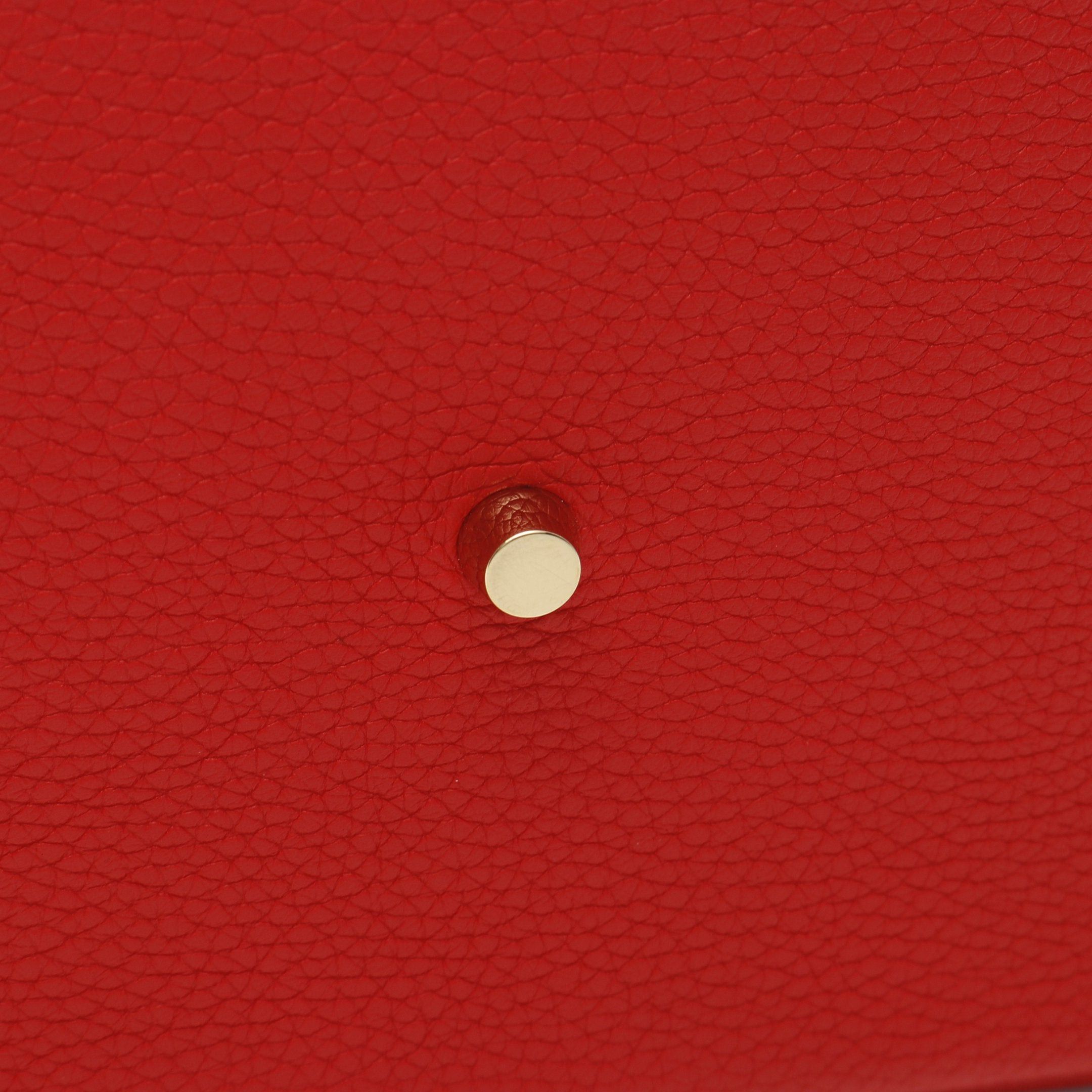 Hermes Hermes Lindy 30 Rouge Tomato Shoulder Bag Clemence Leather Red Gold Hardware Z Stamp Size ONE SIZE - 9 Thumbnail