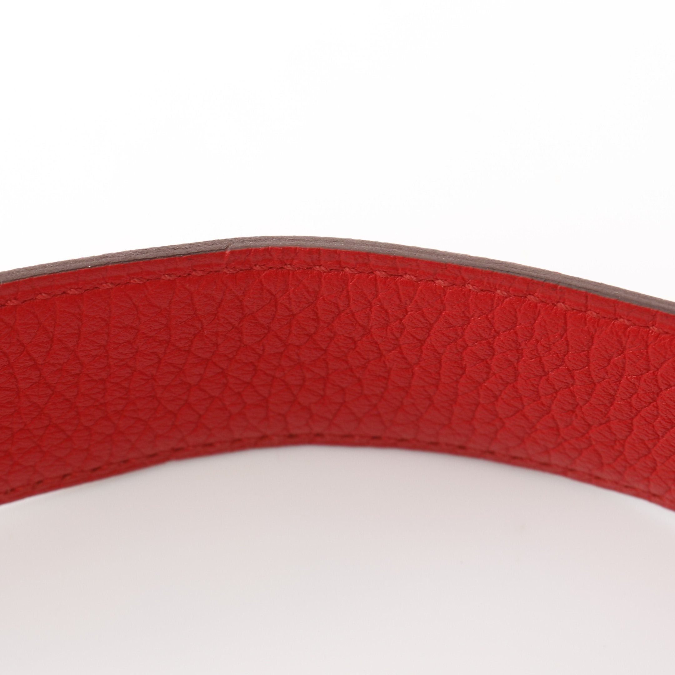 Hermes Hermes Lindy 30 Rouge Tomato Shoulder Bag Clemence Leather Red Gold Hardware Z Stamp Size ONE SIZE - 7 Thumbnail