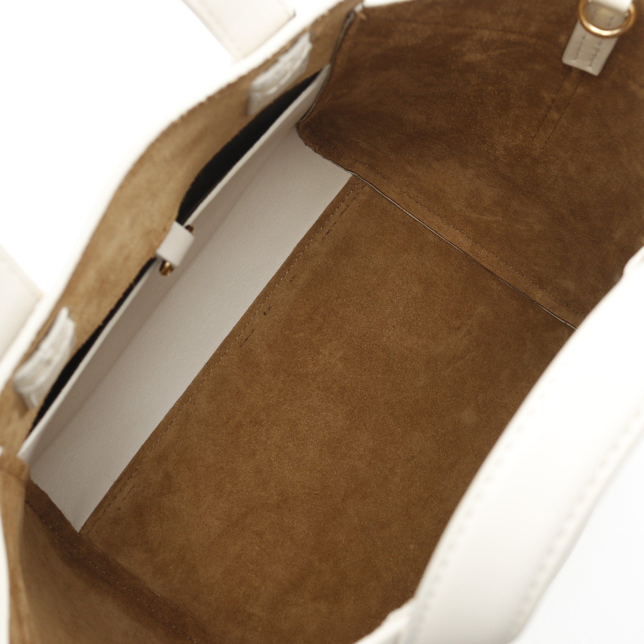 Loewe Loewe Hammock Nugget Handbag Leather Off White Size ONE SIZE - 3 Thumbnail