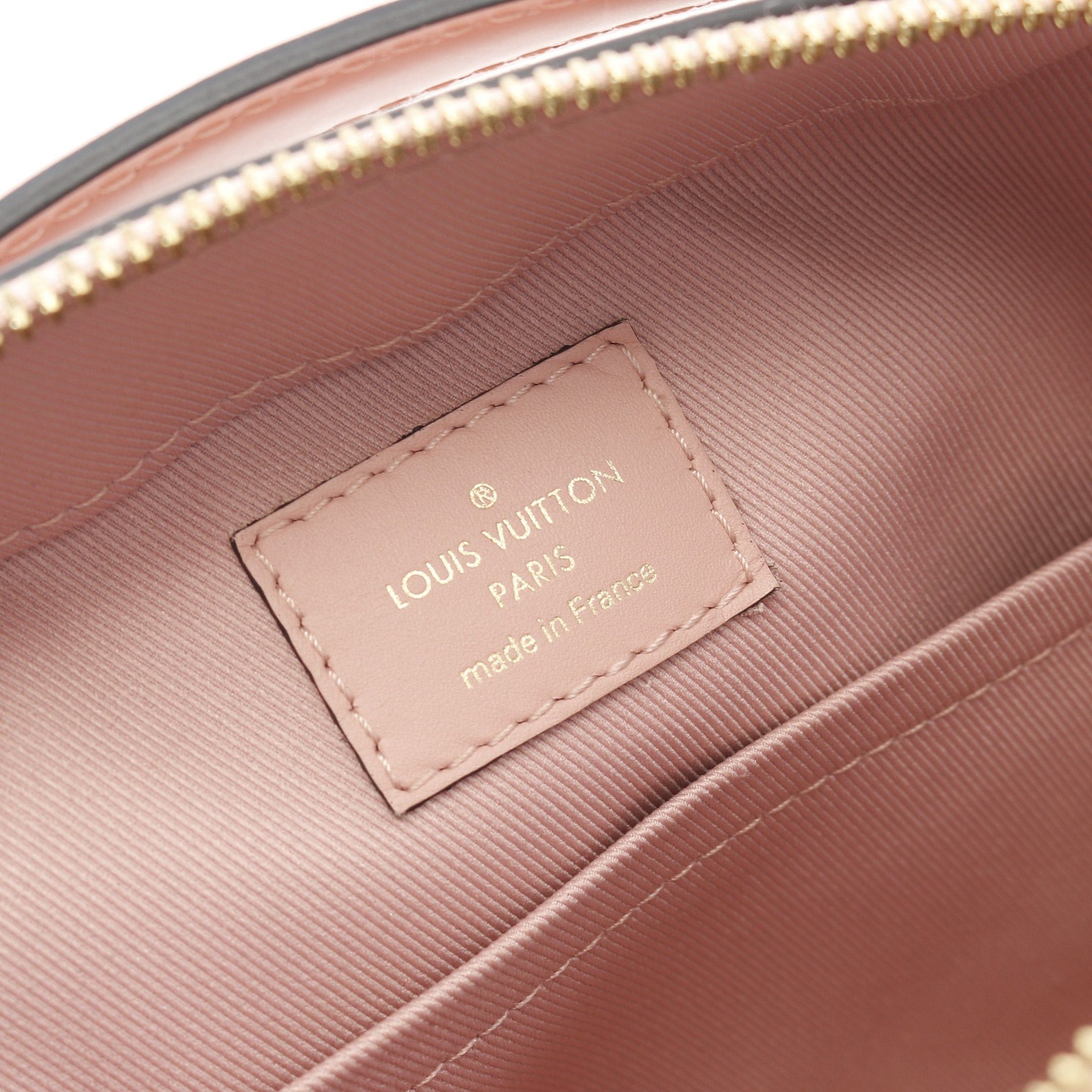 Louis Vuitton Louis Vuitton Saintonge Monogram Rose Poodle Shoulder Bag Leather Brown Pink Size ONE SIZE - 4 Thumbnail