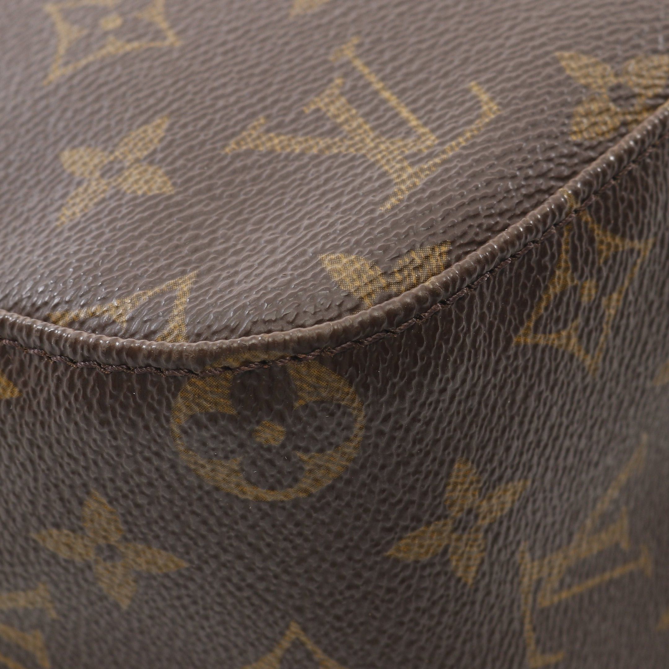 Louis Vuitton Louis Vuitton Looping Mm Monogram Shoulder Bag Leather Brown Size ONE SIZE - 6 Thumbnail