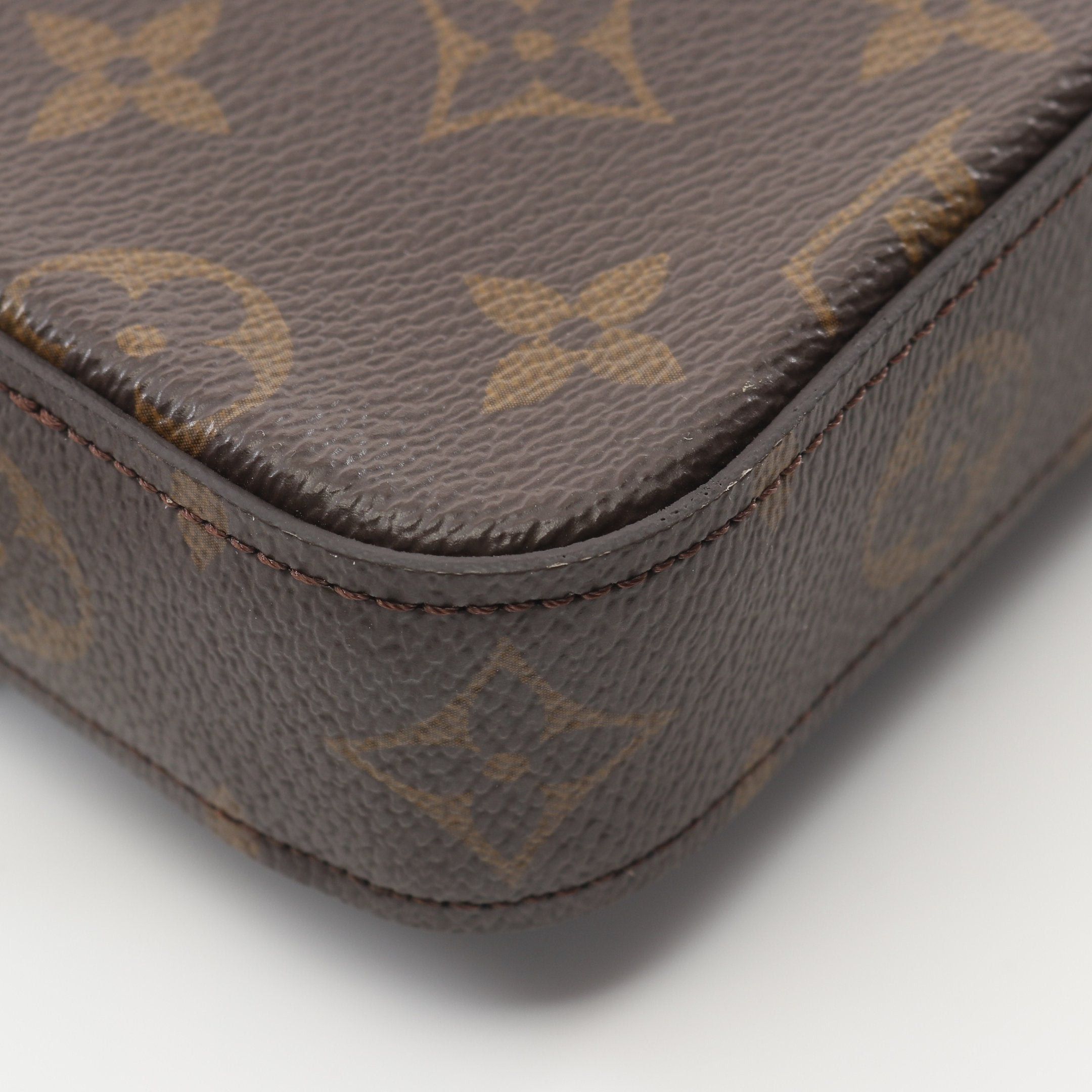 Louis Vuitton Louis Vuitton Multy Pochette Felicie Monogram Shoulder Bag Brown Dark Green Size ONE SIZE - 5 Thumbnail