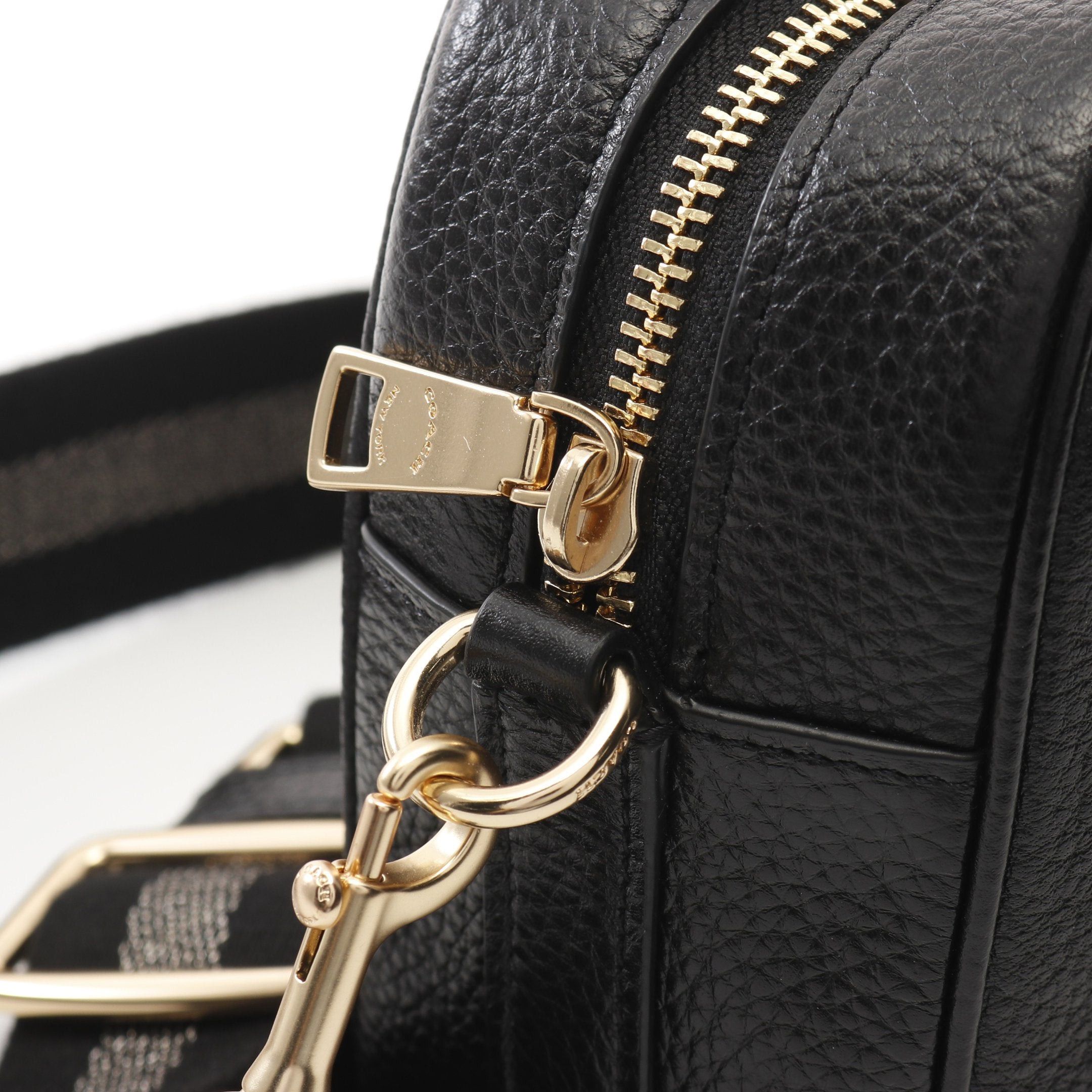 Coach Coach Dempsey Camera Bag With Patch Shoulder Leather Black Size ONE SIZE - 7 Thumbnail